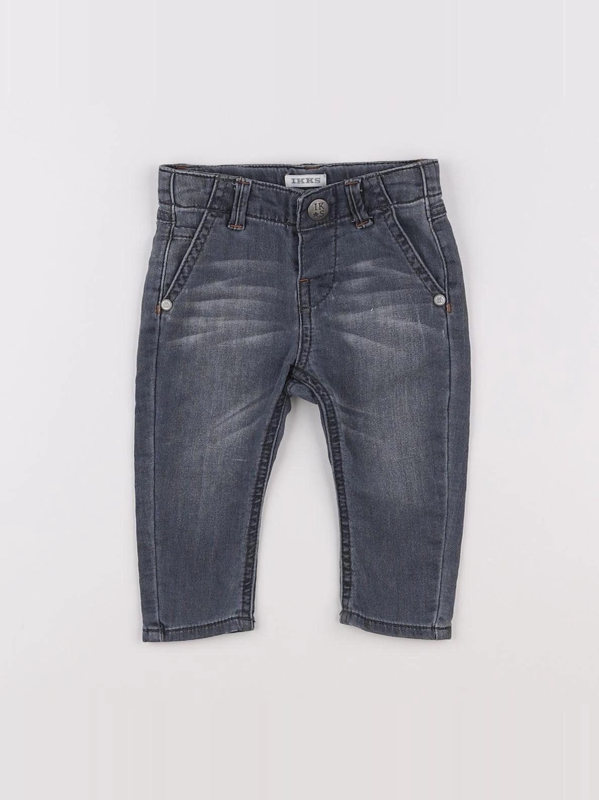 IKKS - jean gris - 6 mois