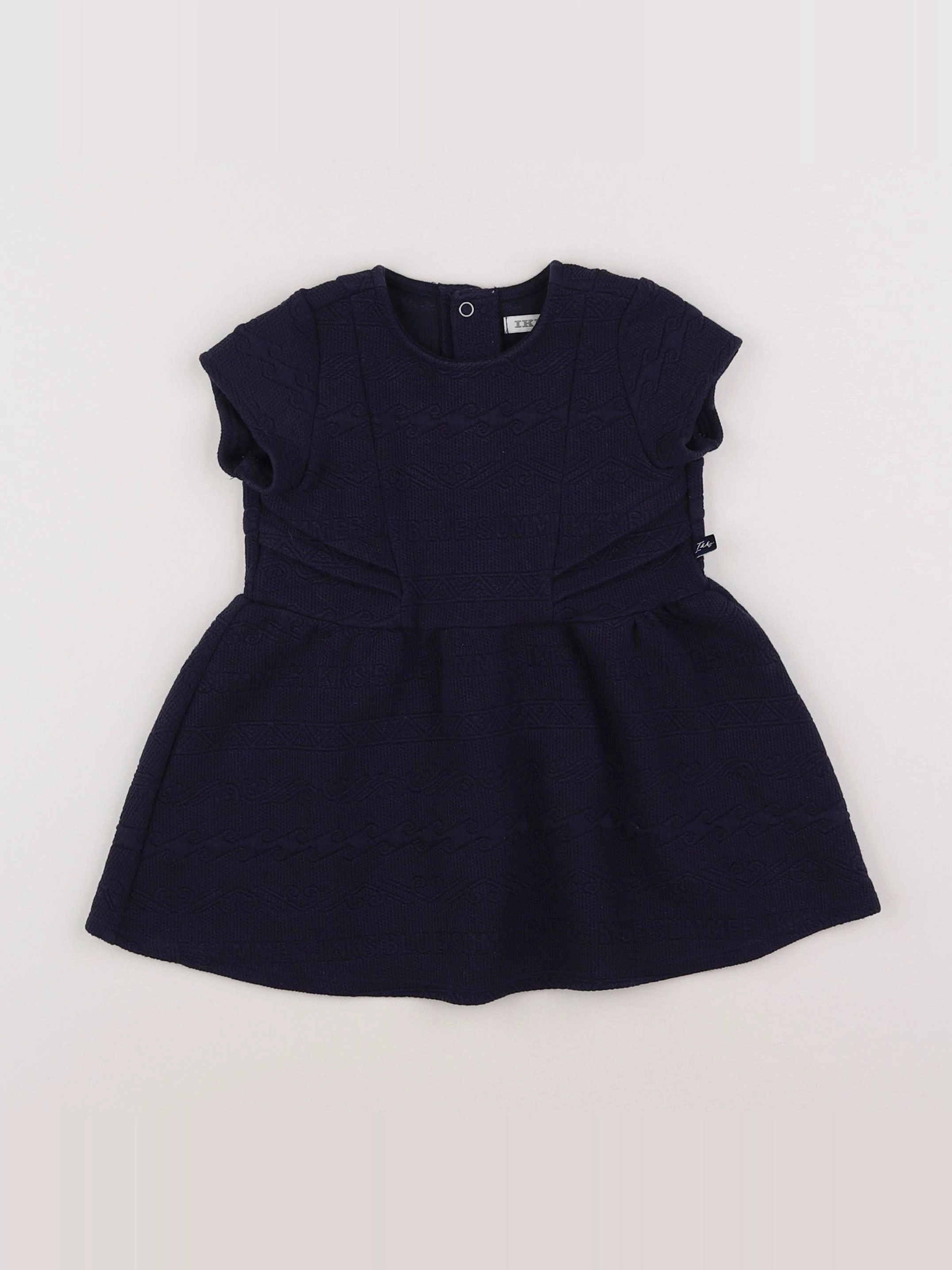 IKKS - robe bleu - 12 mois