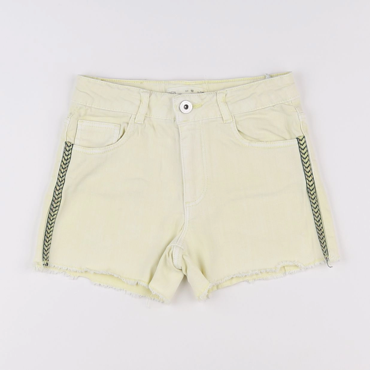 Zara - short jaune - 10 ans