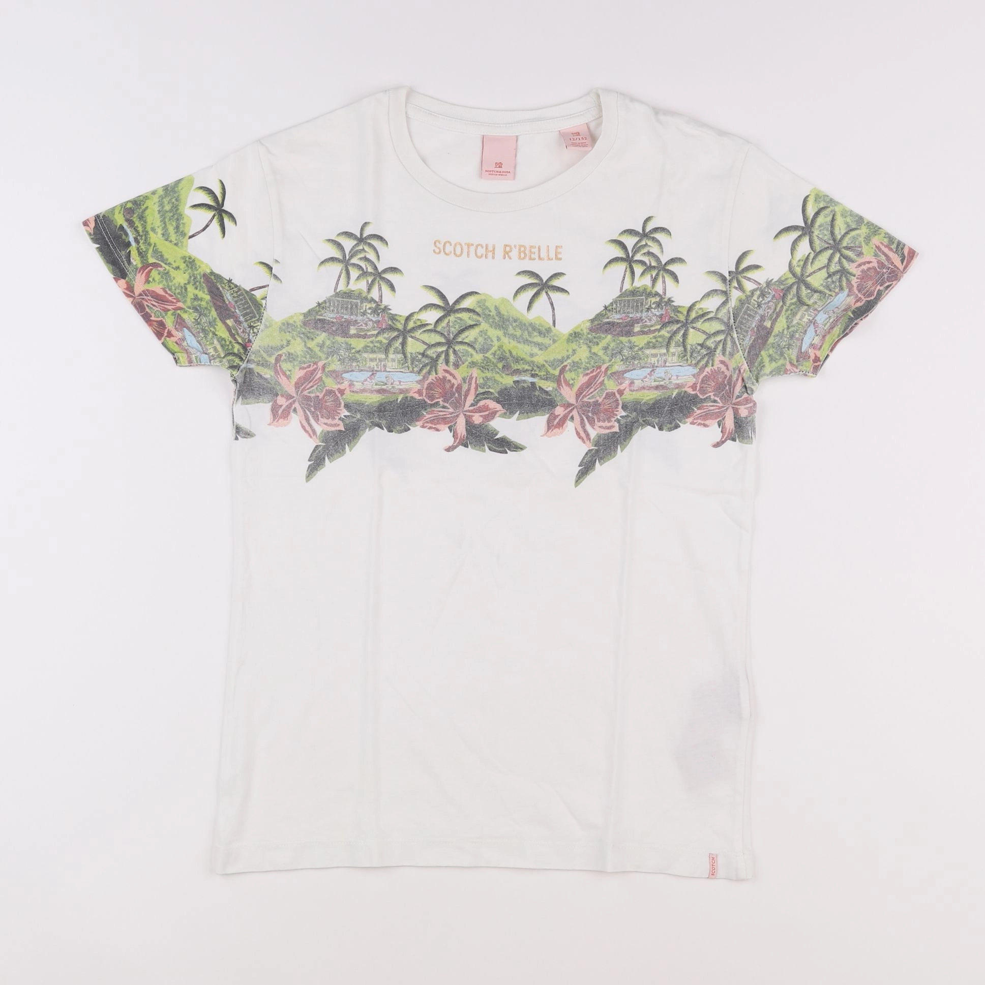 Scotch & Soda - tee-shirt blanc - 12 ans