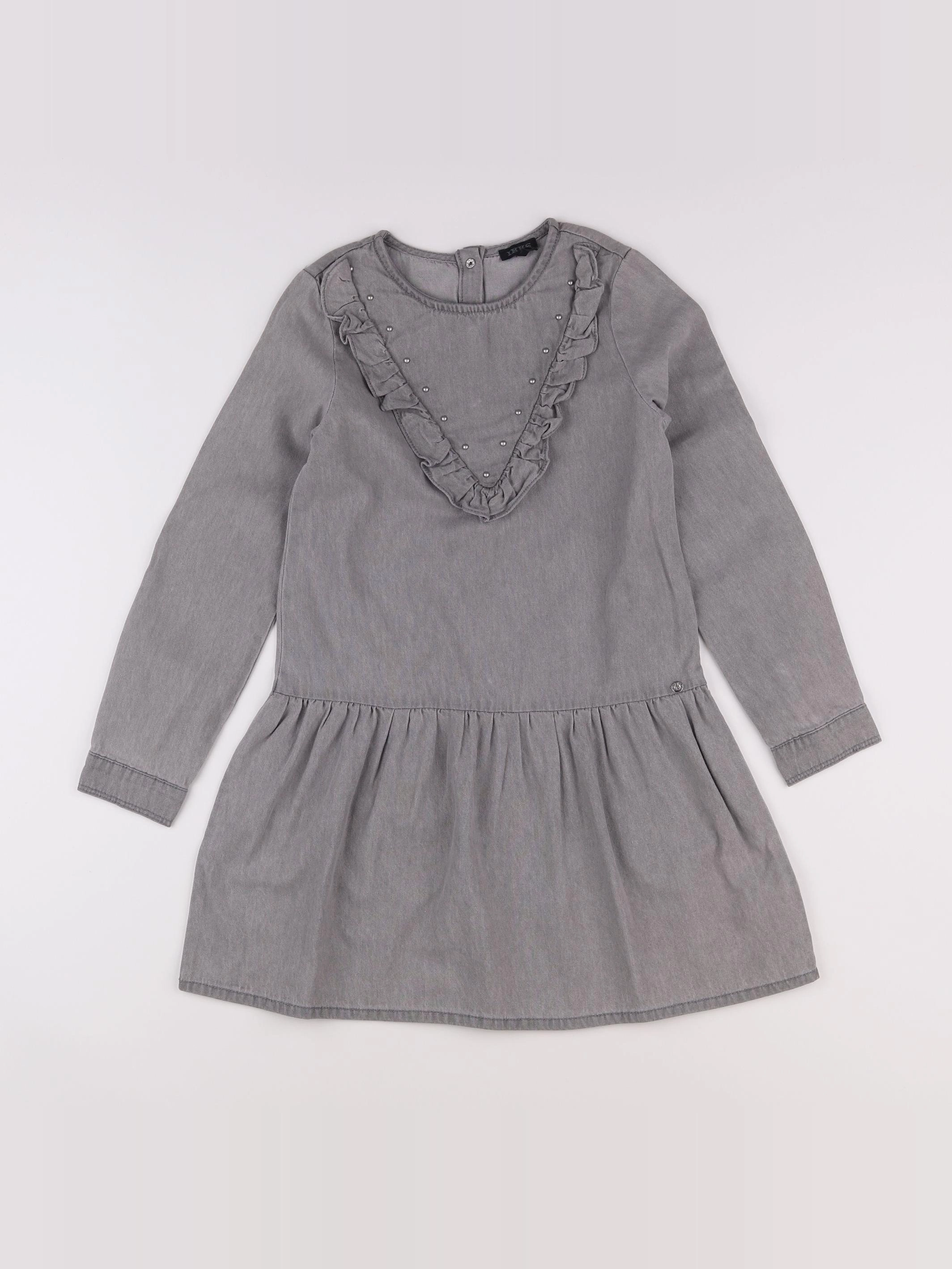 IKKS - robe gris - 8 ans
