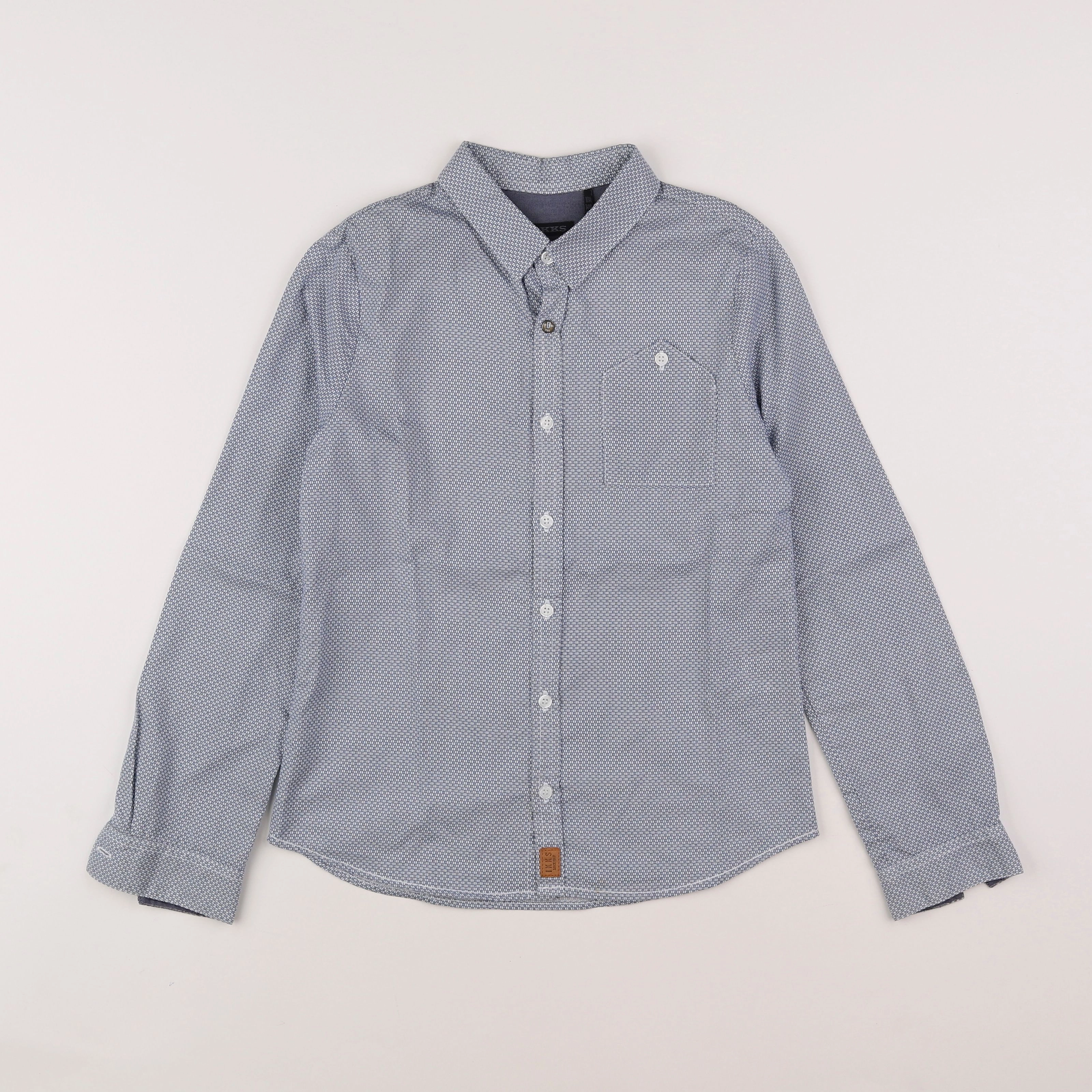 IKKS - chemise bleu - 10 ans