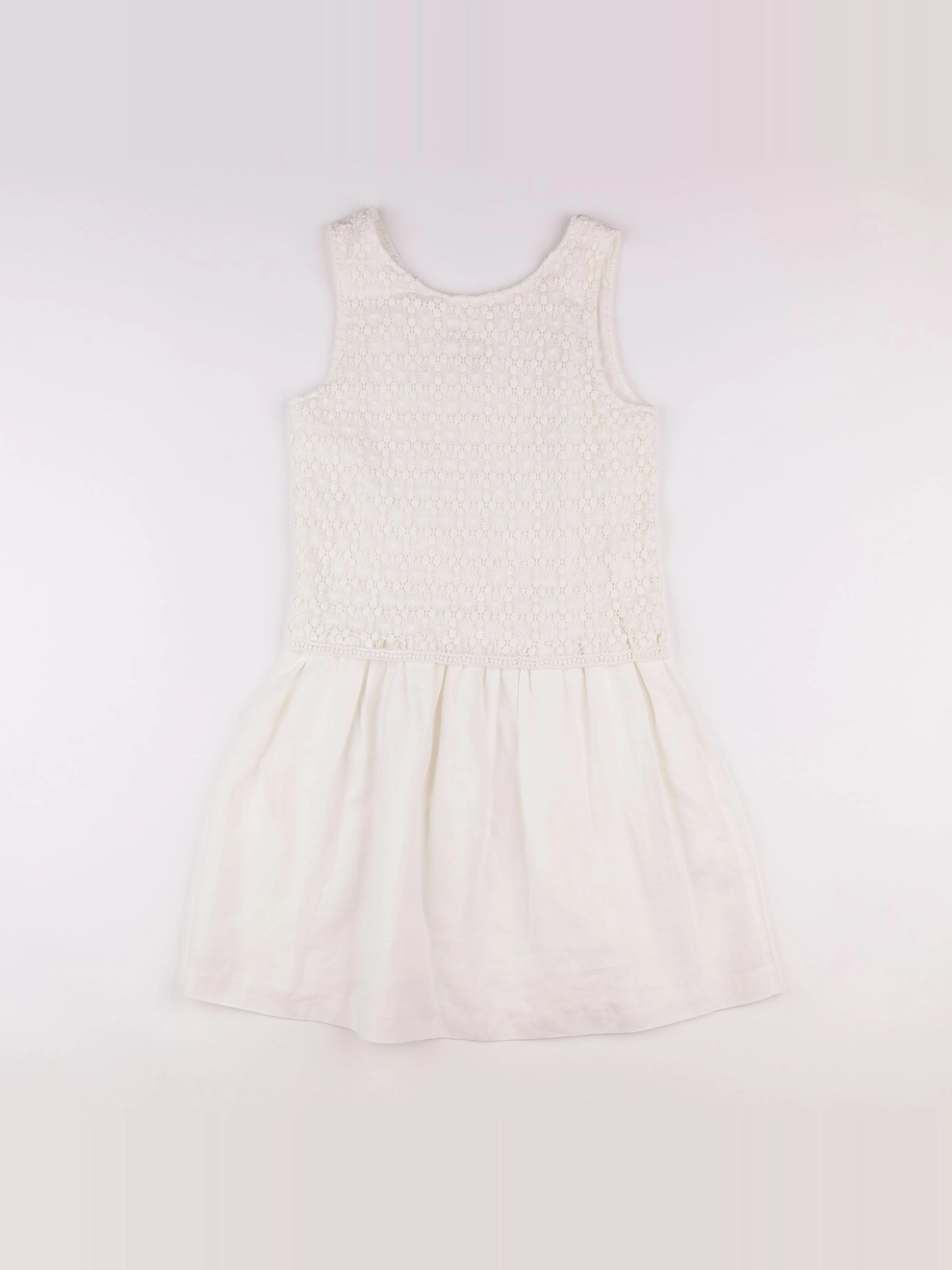 Cyrillus - robe blanc - 12 ans