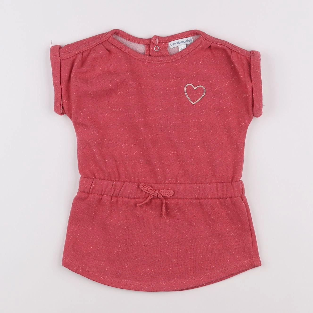 Vertbaudet - robe rose - 18 mois
