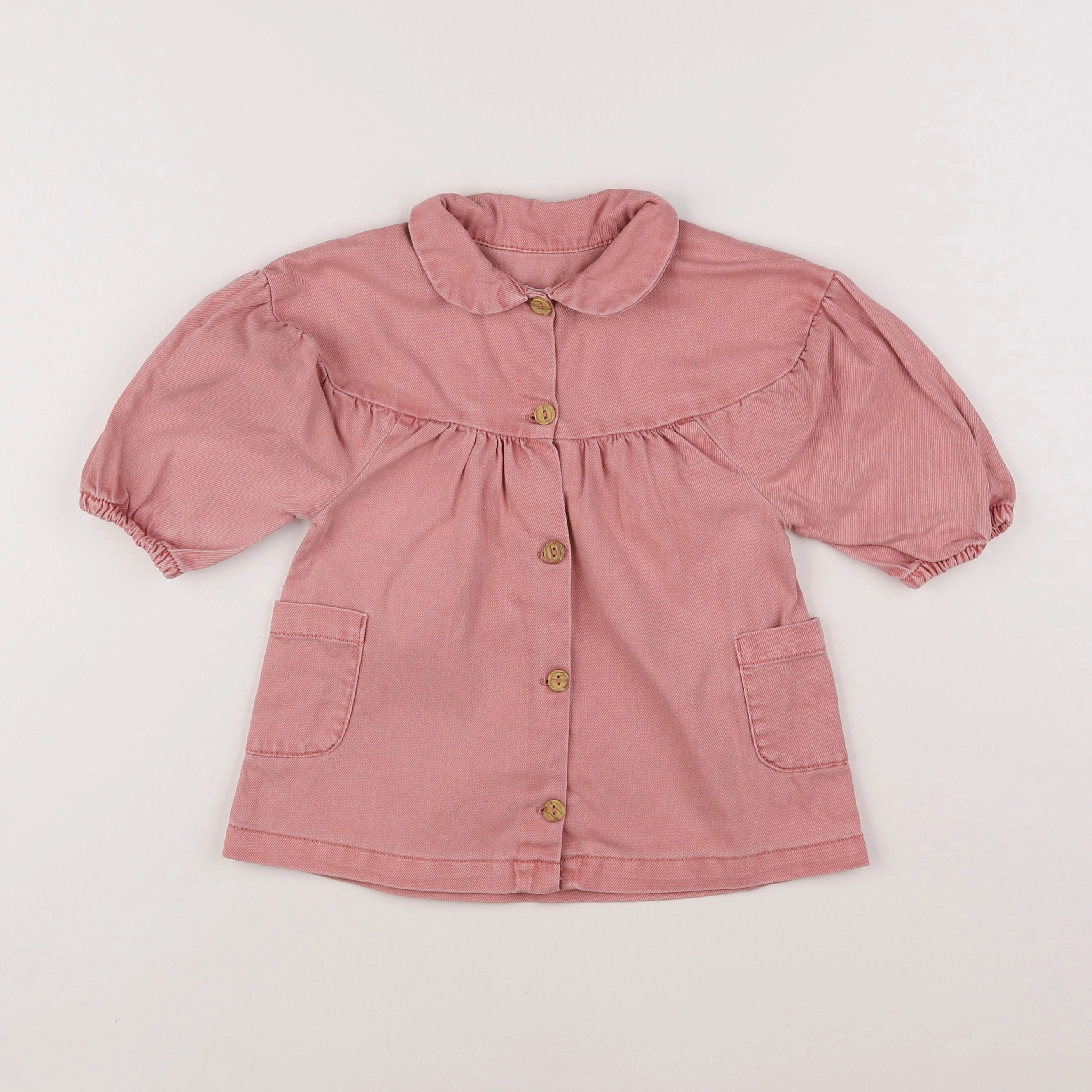 Vertbaudet - robe rose - 12 mois