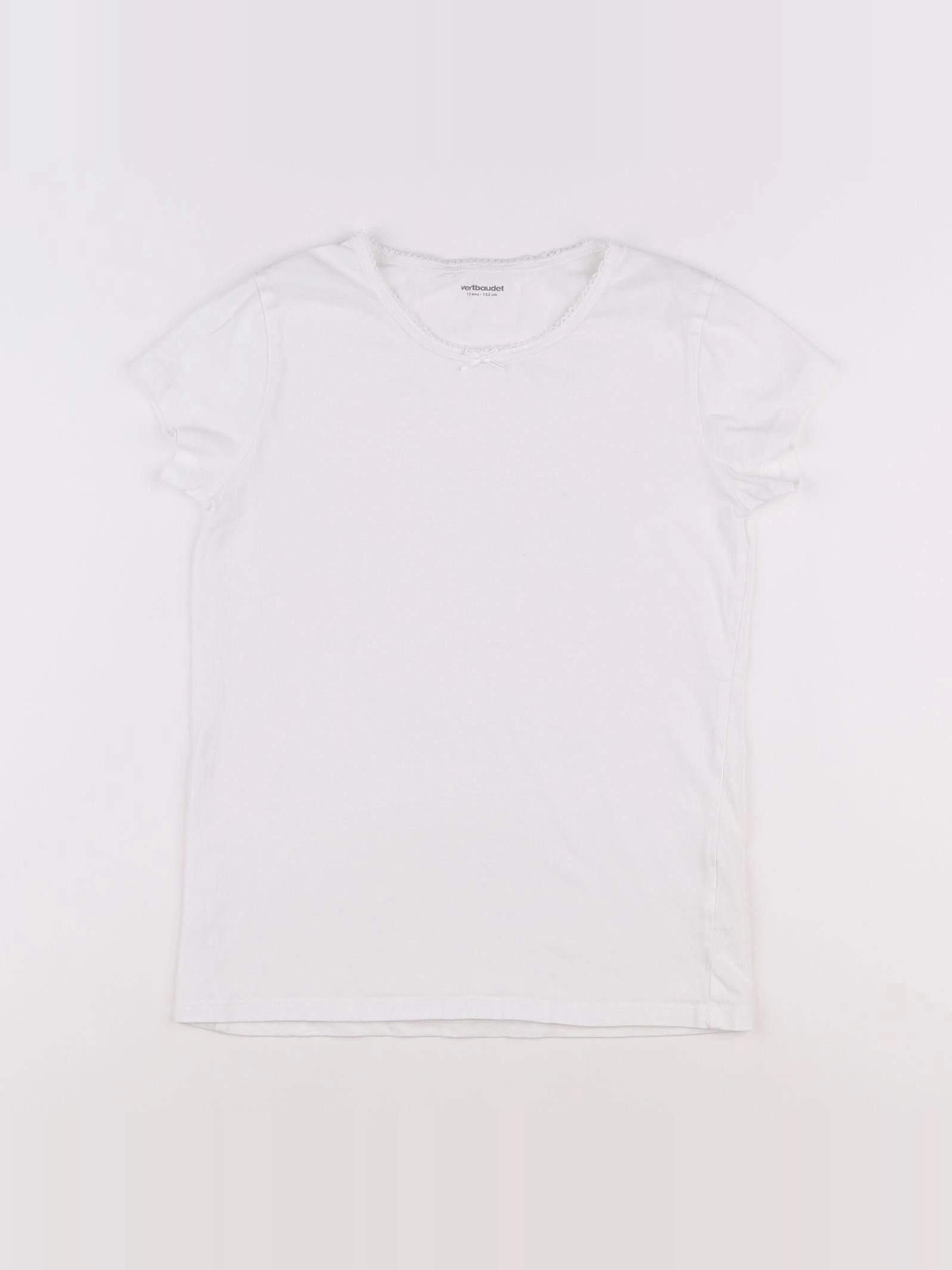 Vertbaudet - maillot de corps blanc - 12 ans