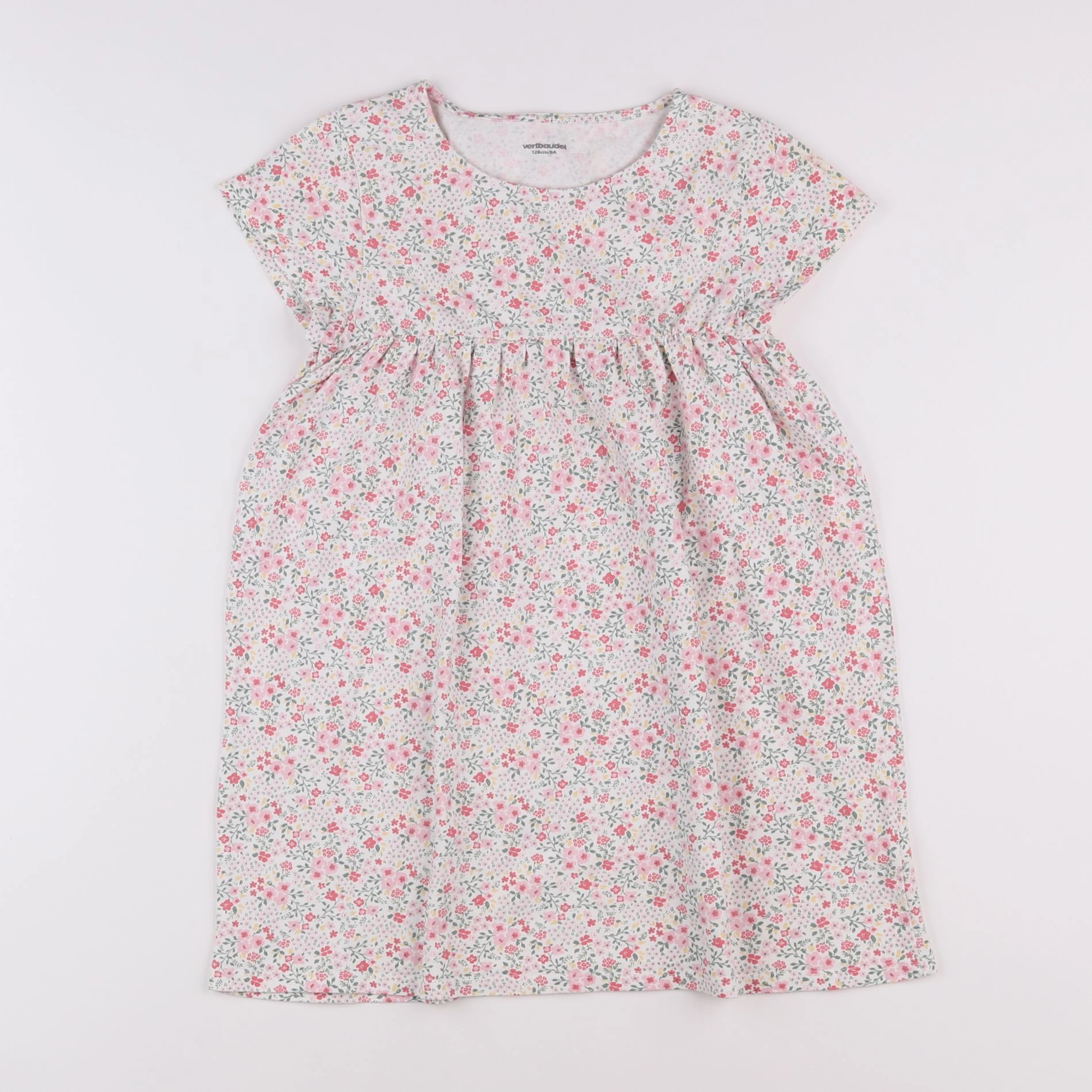 Vertbaudet - robe rose - 8 ans