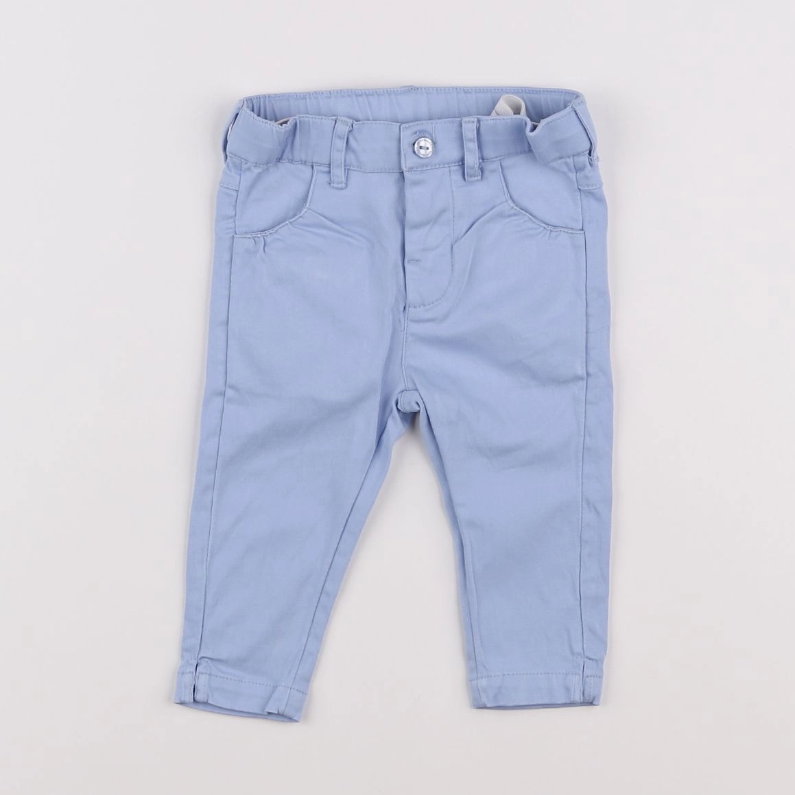 Vertbaudet - pantalon bleu - 6 mois