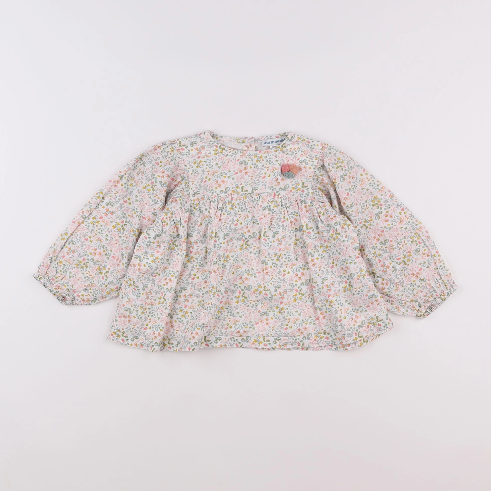 Vertbaudet - blouse blanc - 2 ans