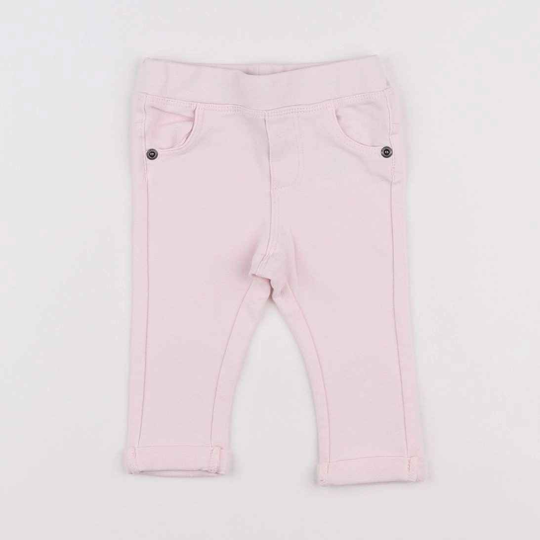 Vertbaudet - jegging rose - 6 mois