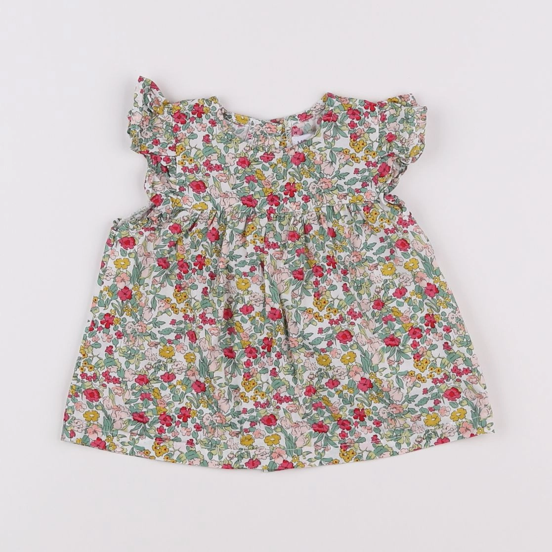 Vertbaudet - blouse multicolore - 6 mois