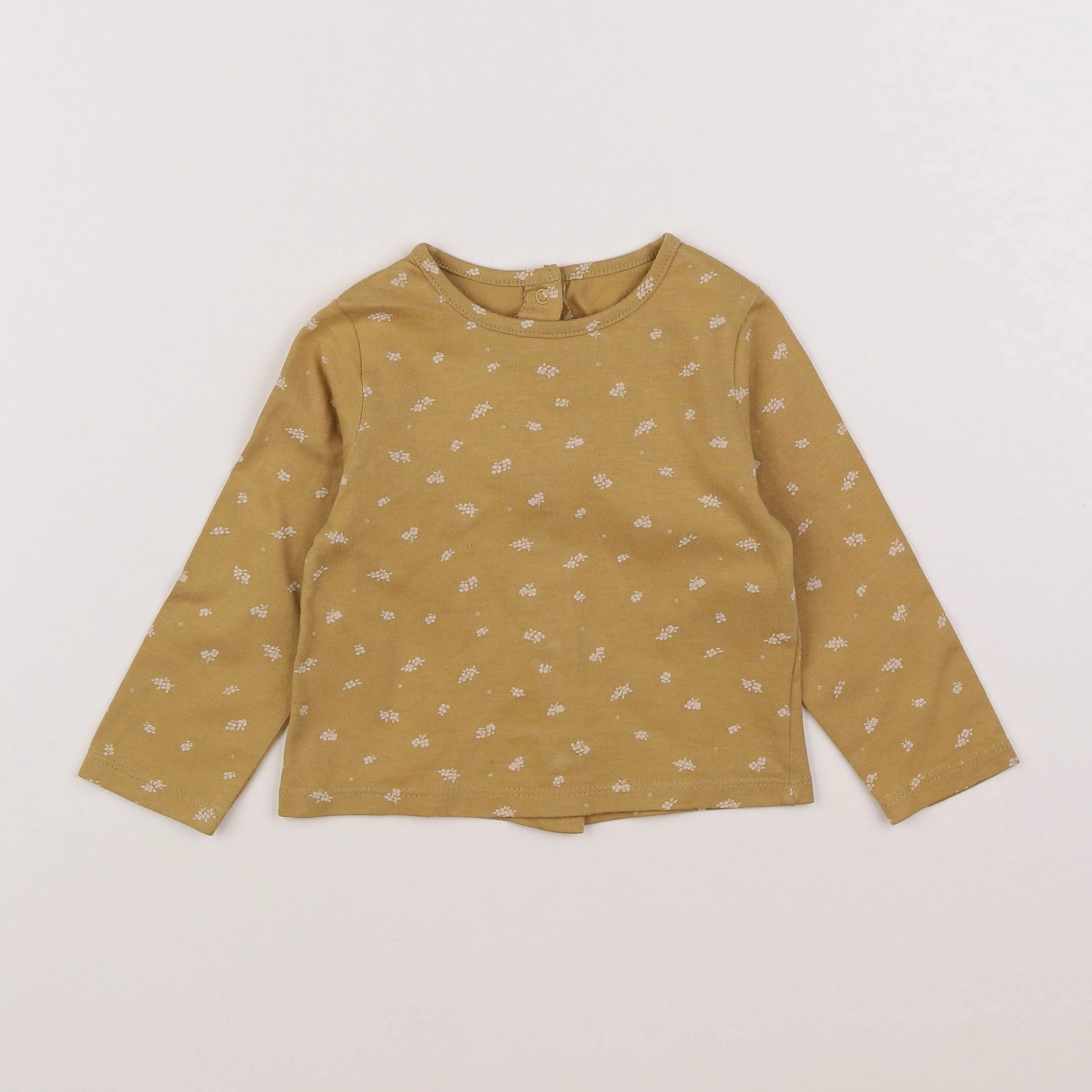 Vertbaudet - tee-shirt jaune - 9 mois