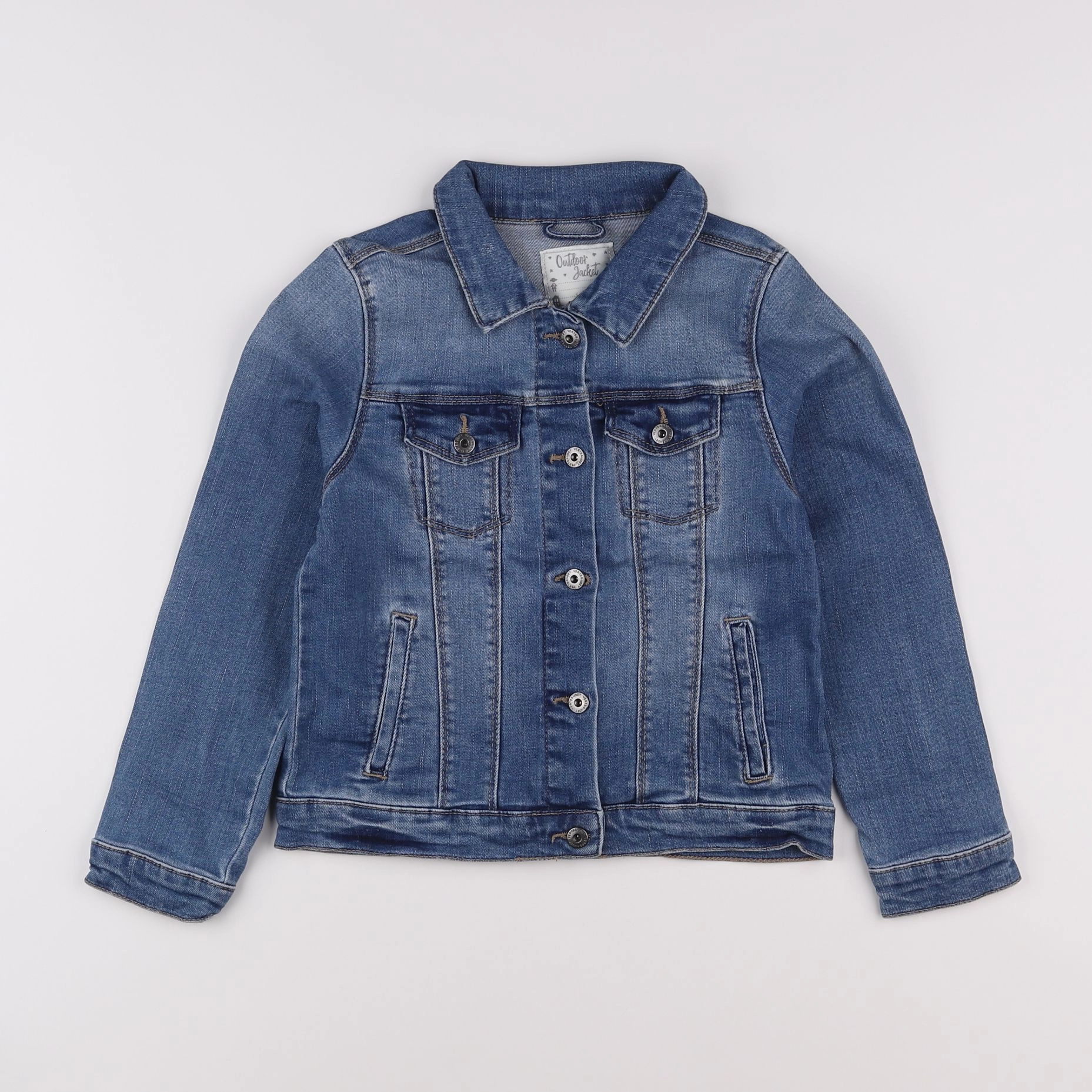 Vertbaudet - veste bleu - 8 ans