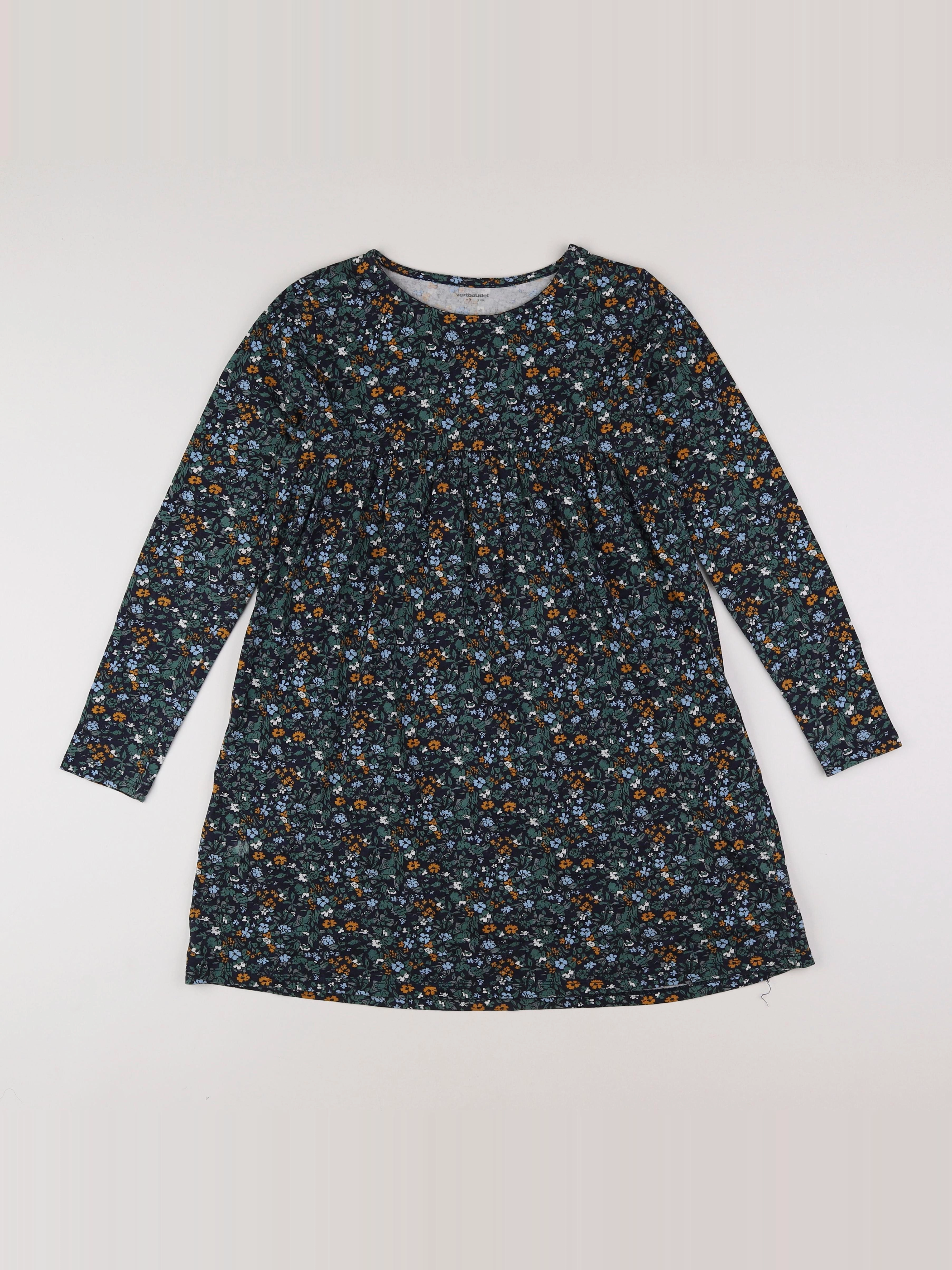 Vertbaudet - robe vert - 10 ans