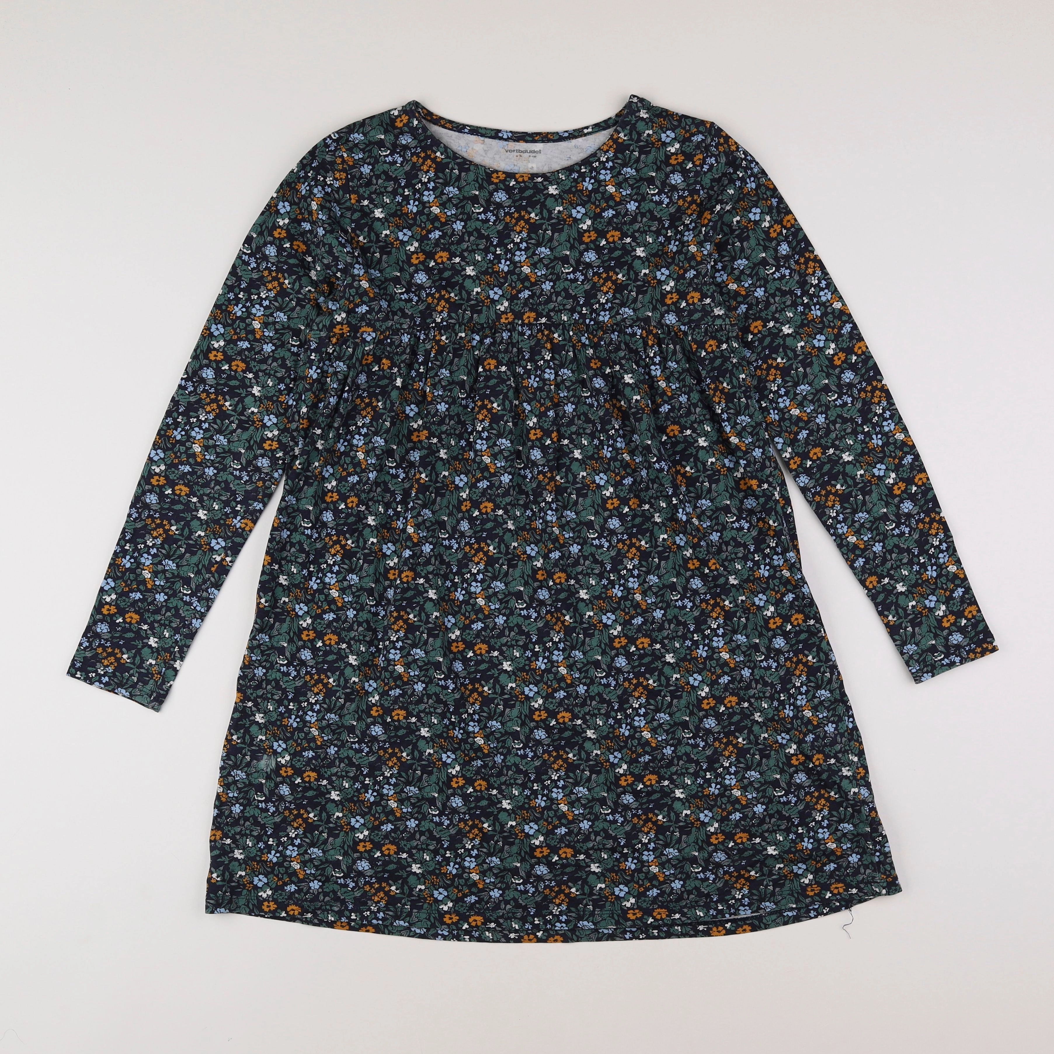 Vertbaudet - robe vert - 10 ans