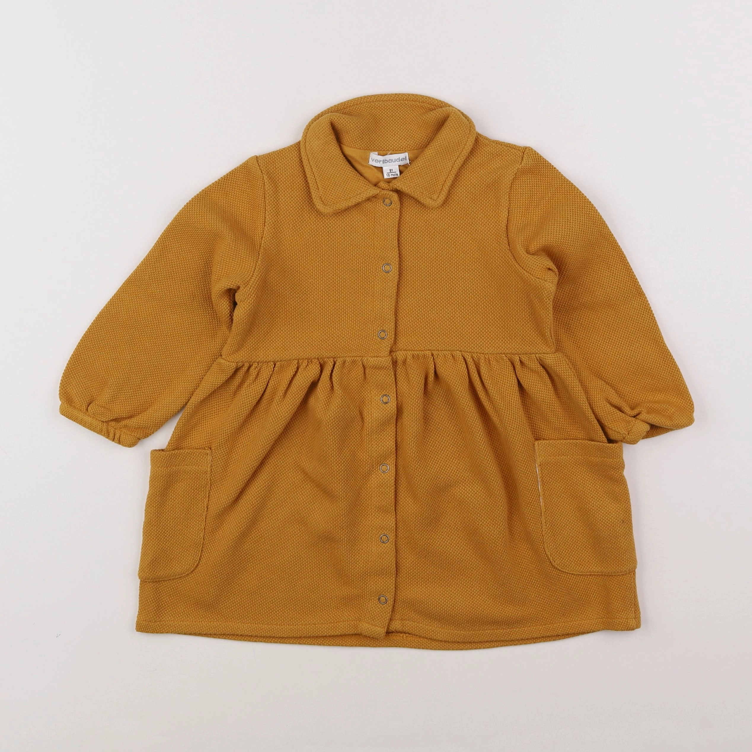Vertbaudet - robe jaune - 18 mois
