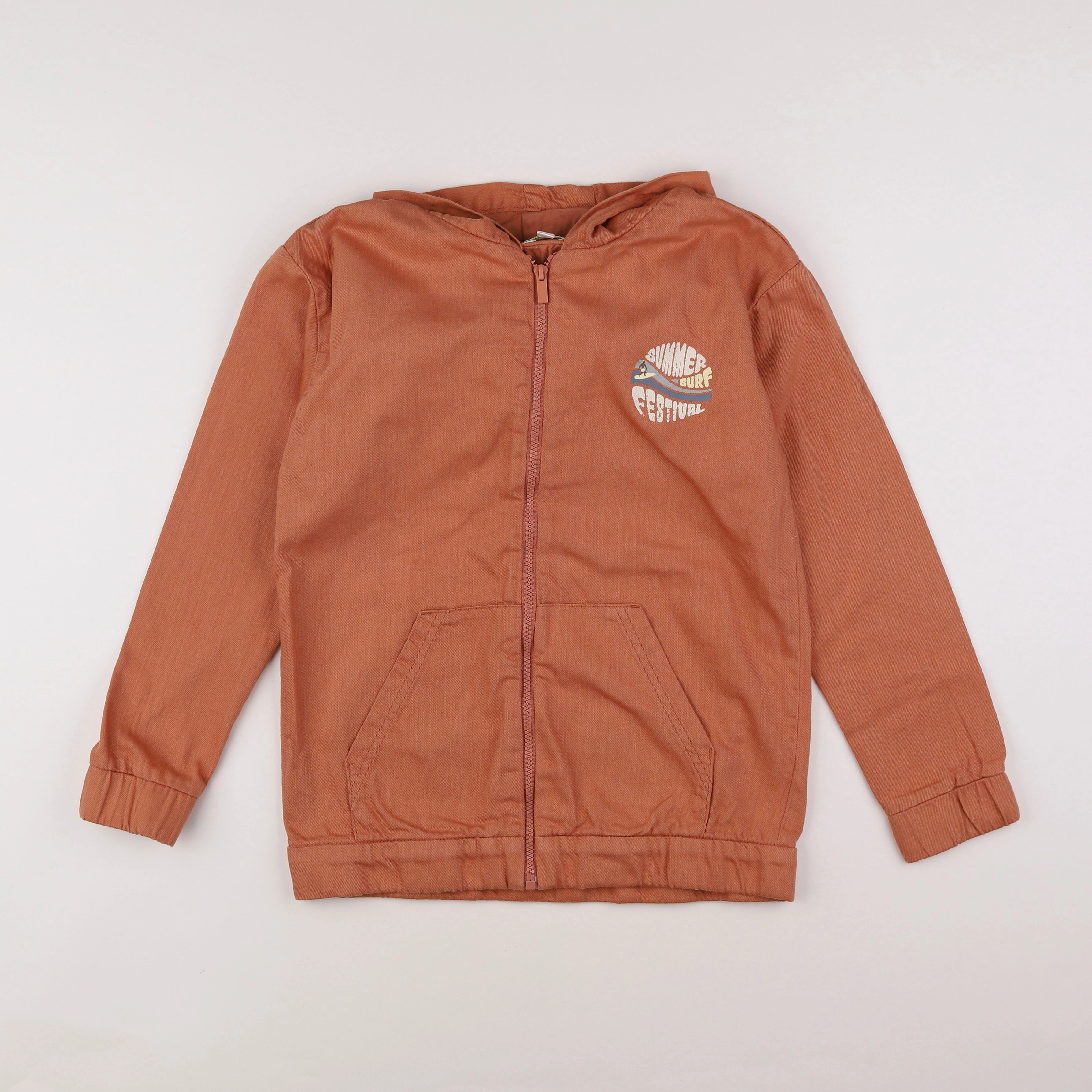 Vertbaudet - veste orange - 12 ans