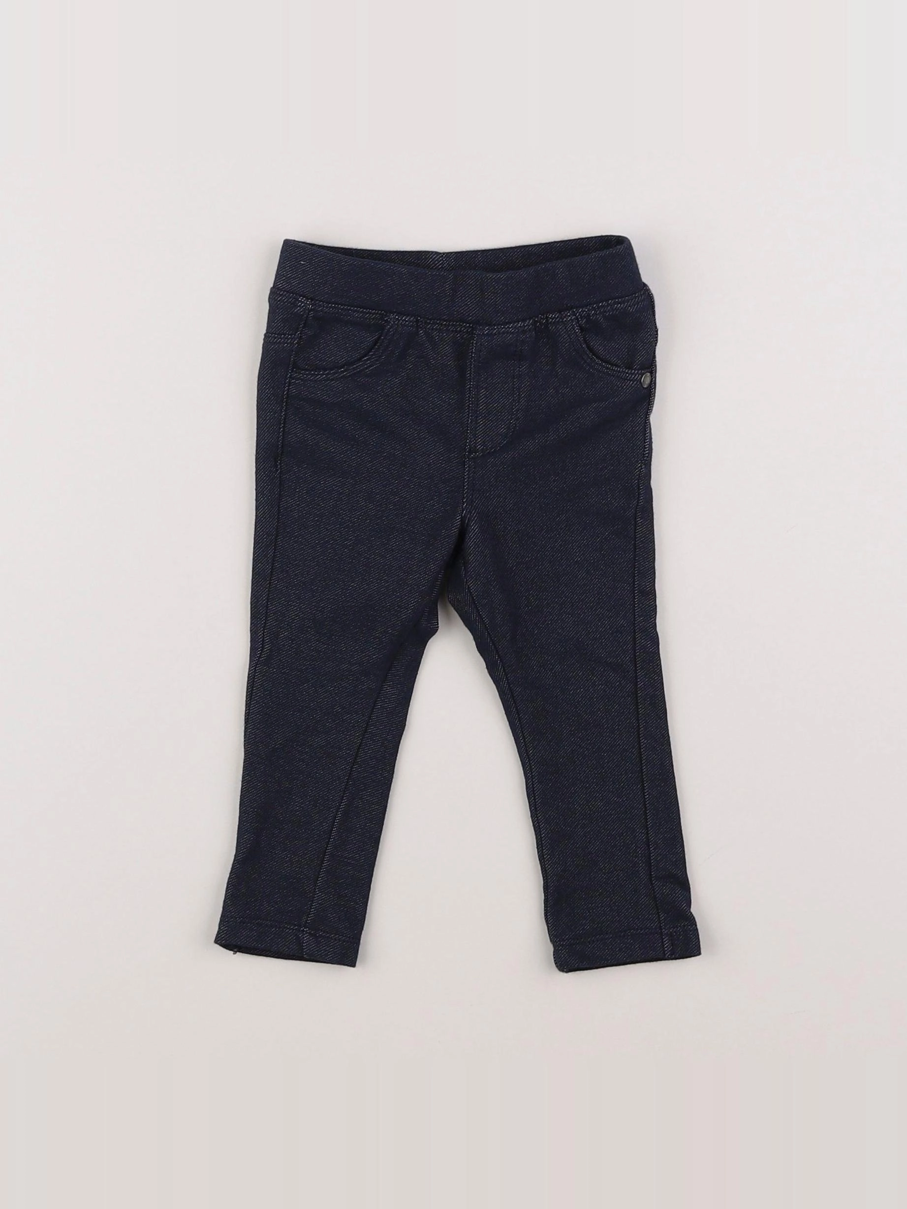 Vertbaudet - legging bleu - 6 mois