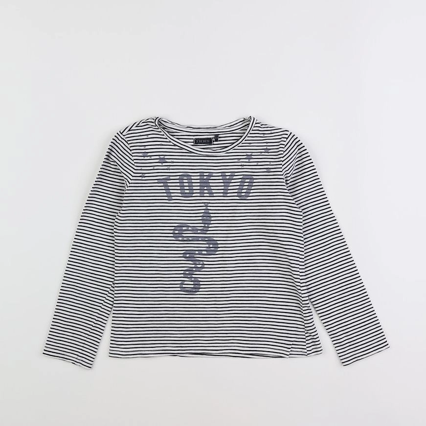 IKKS - tee-shirt blanc - 8 ans