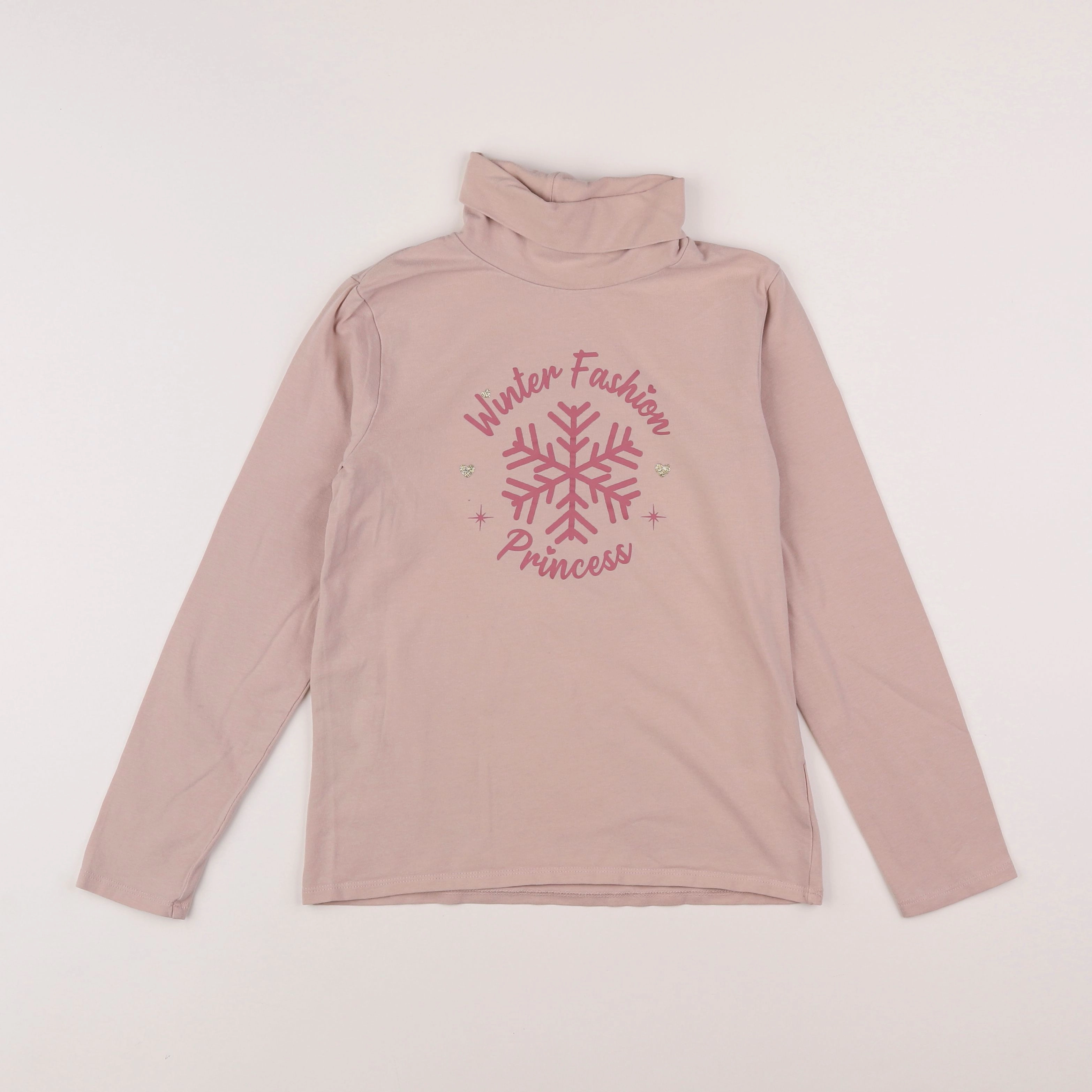 Vertbaudet - sous-pull rose - 10 ans