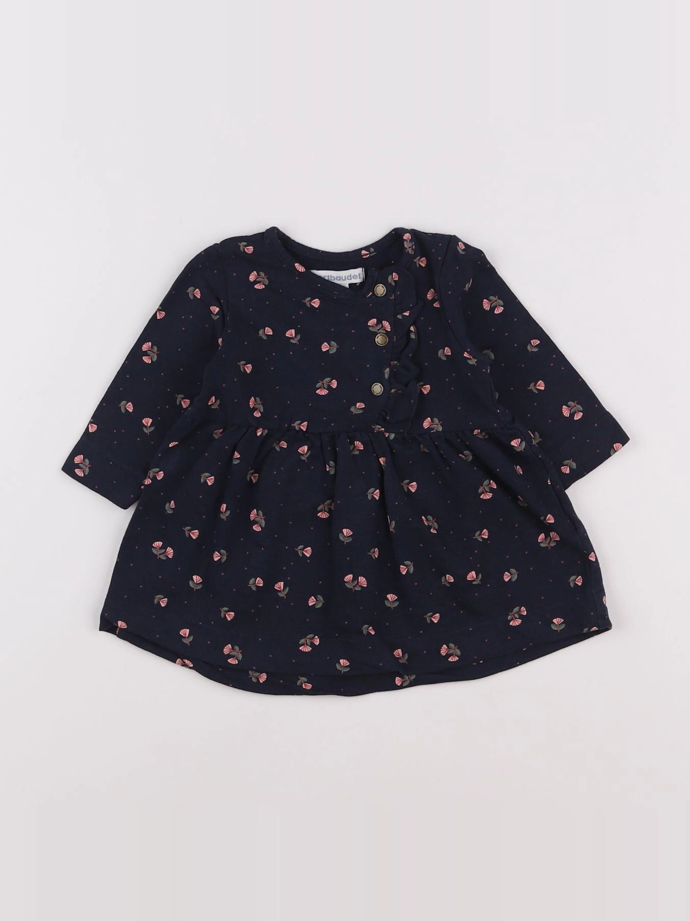 Vertbaudet - robe bleu - 3 mois