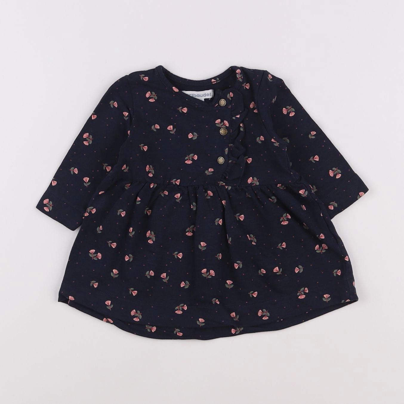 Vertbaudet - robe bleu - 3 mois