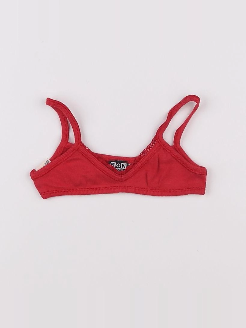 Bonton - brassière rouge - 4 ans