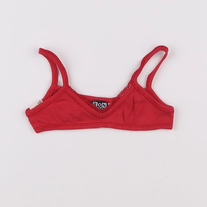 Bonton - brassière rouge - 4 ans