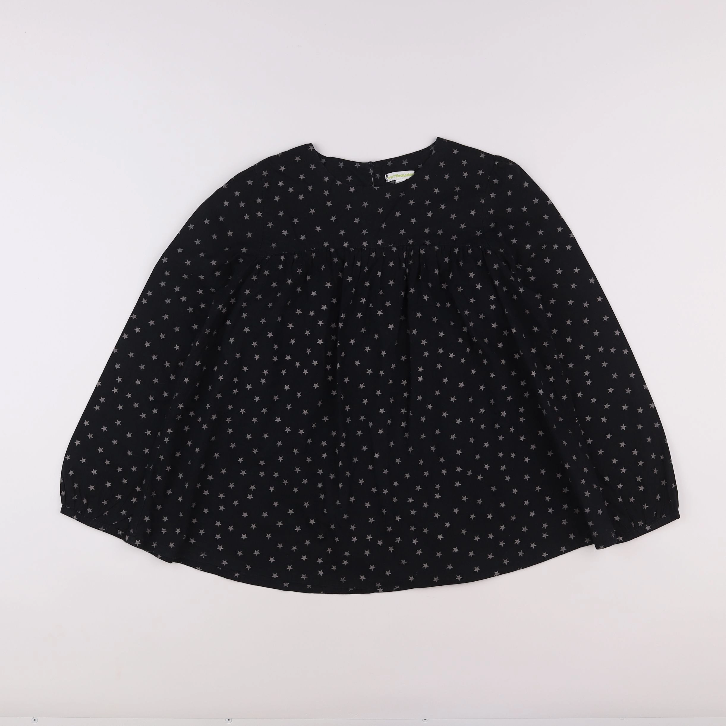 Vertbaudet - blouse noir, gris - 12 ans