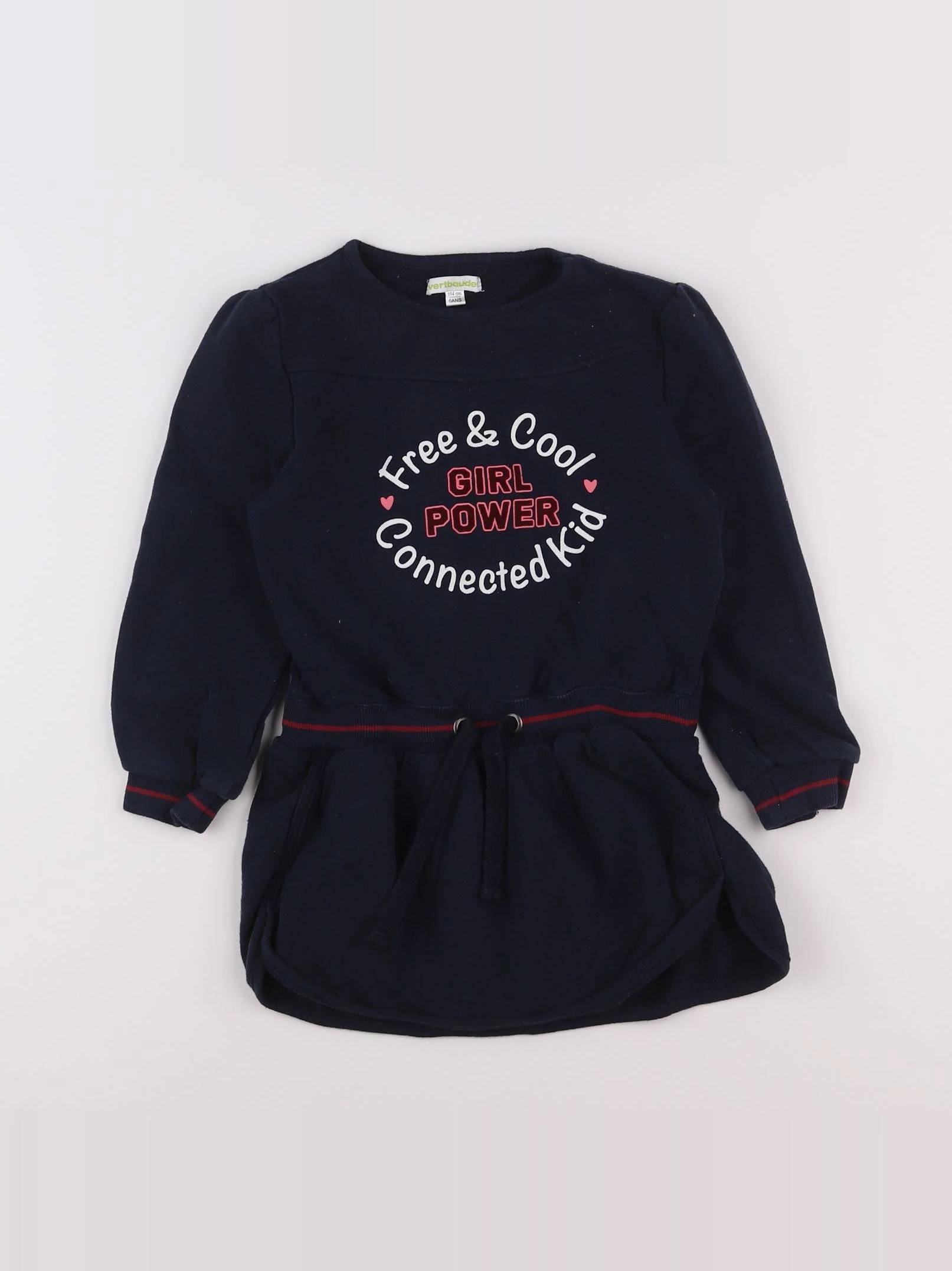 Vertbaudet - robe bleu - 6 ans