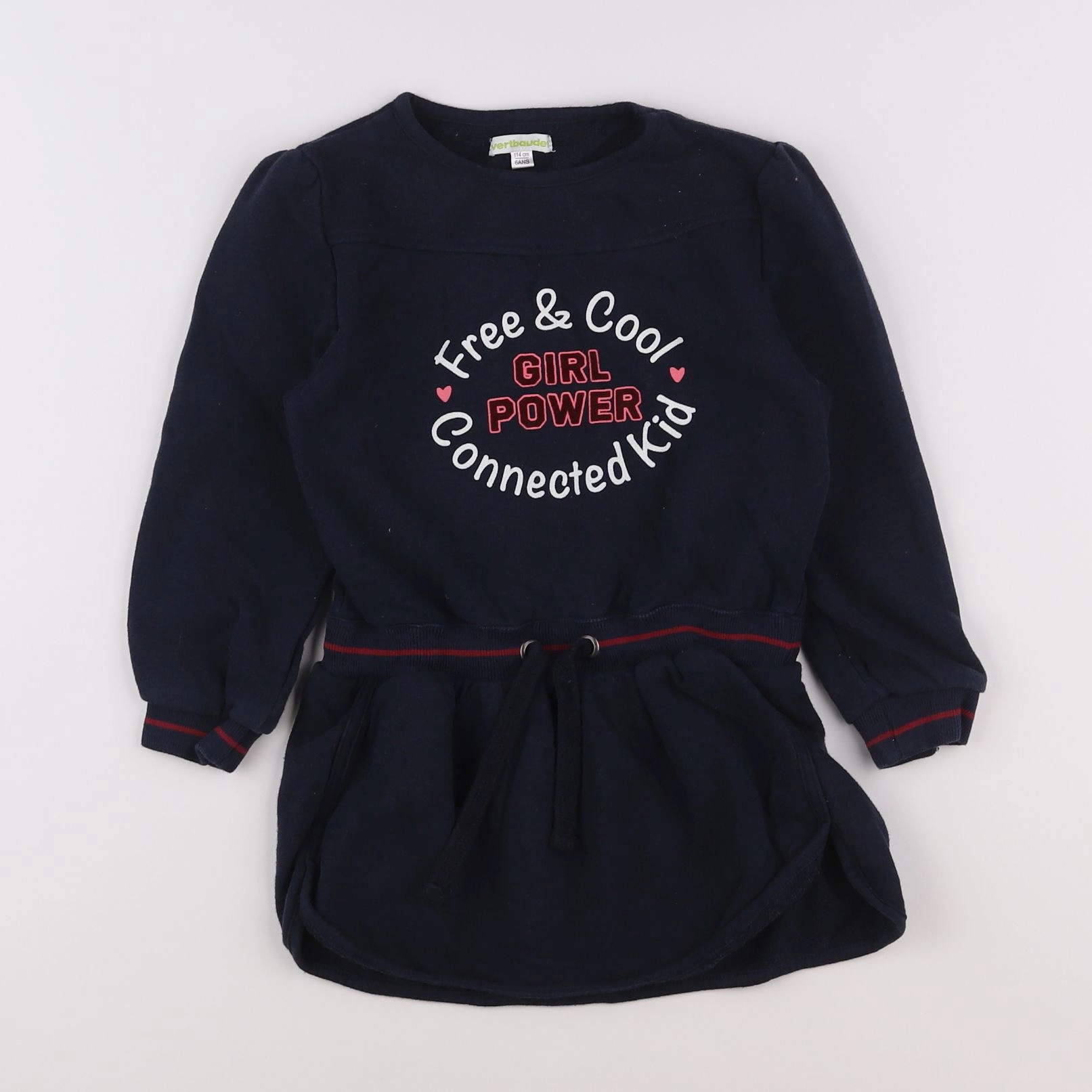 Vertbaudet - robe bleu - 6 ans