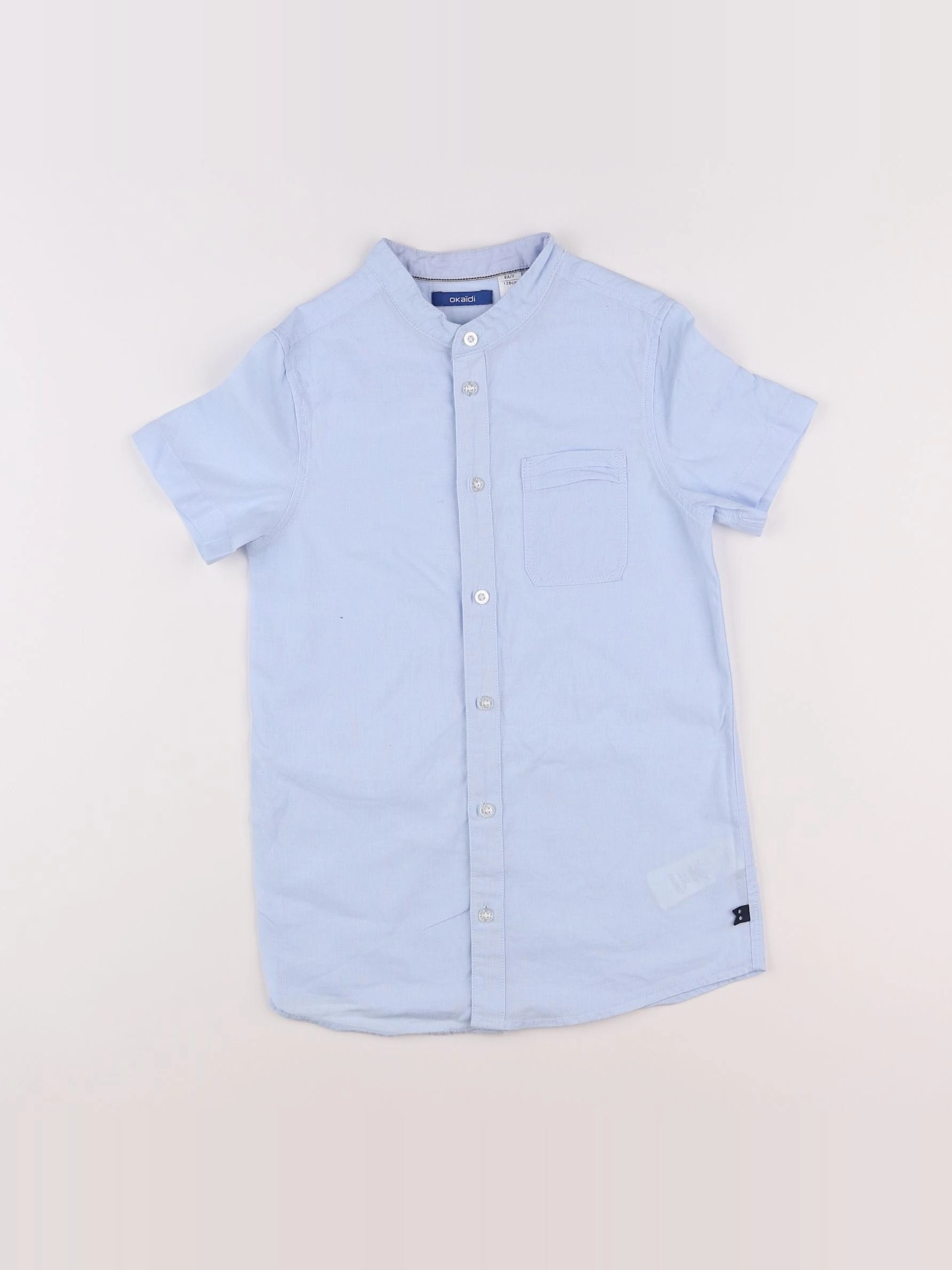 Okaidi - chemise bleu - 8 ans