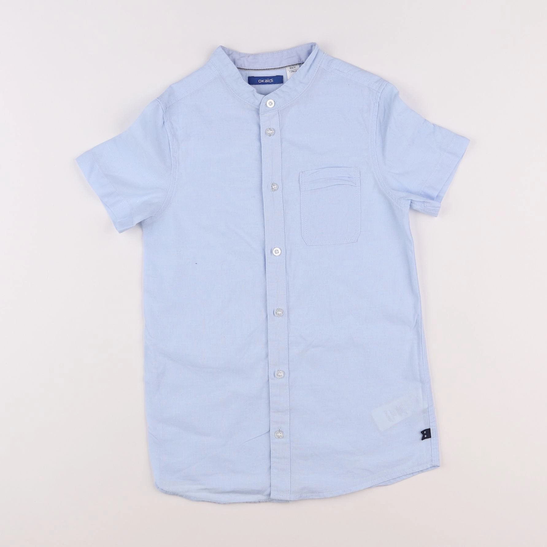 Okaidi - chemise bleu - 8 ans