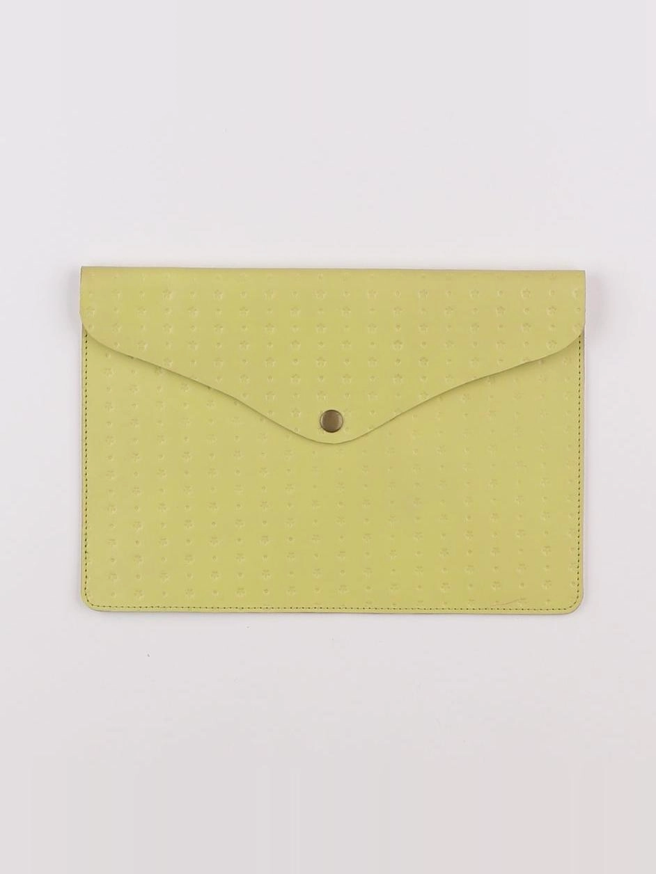 Bonton - pochette jaune - 28x19cm