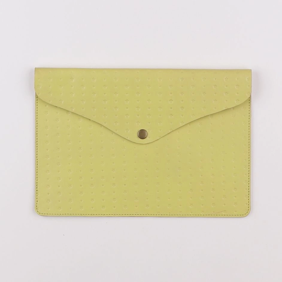 Bonton - pochette jaune - 28x19cm