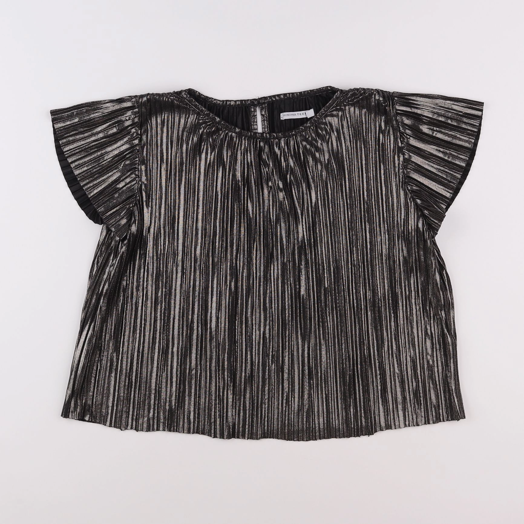 Monoprix - blouse noir, or - 10 ans