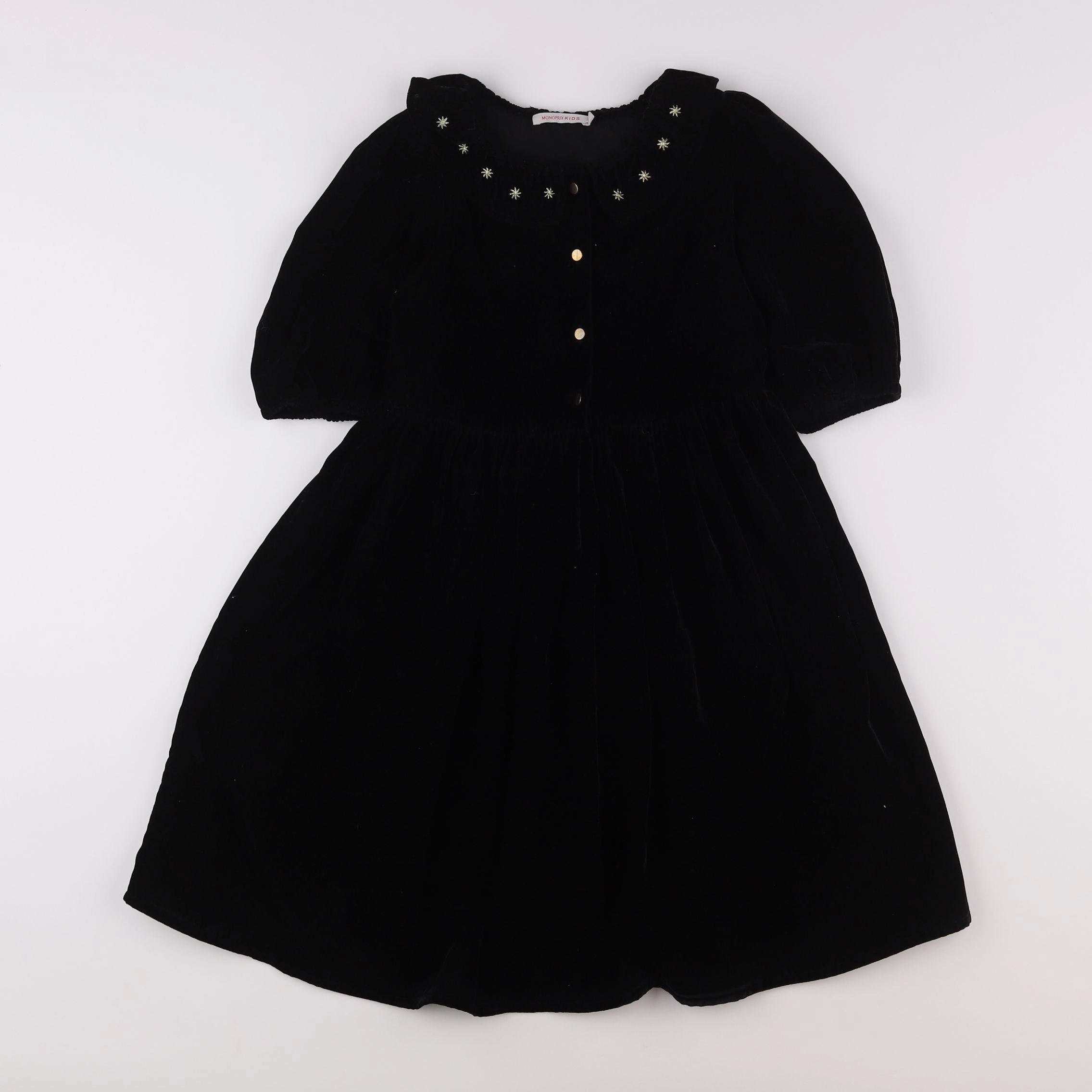 Monoprix - robe noir - 8 ans
