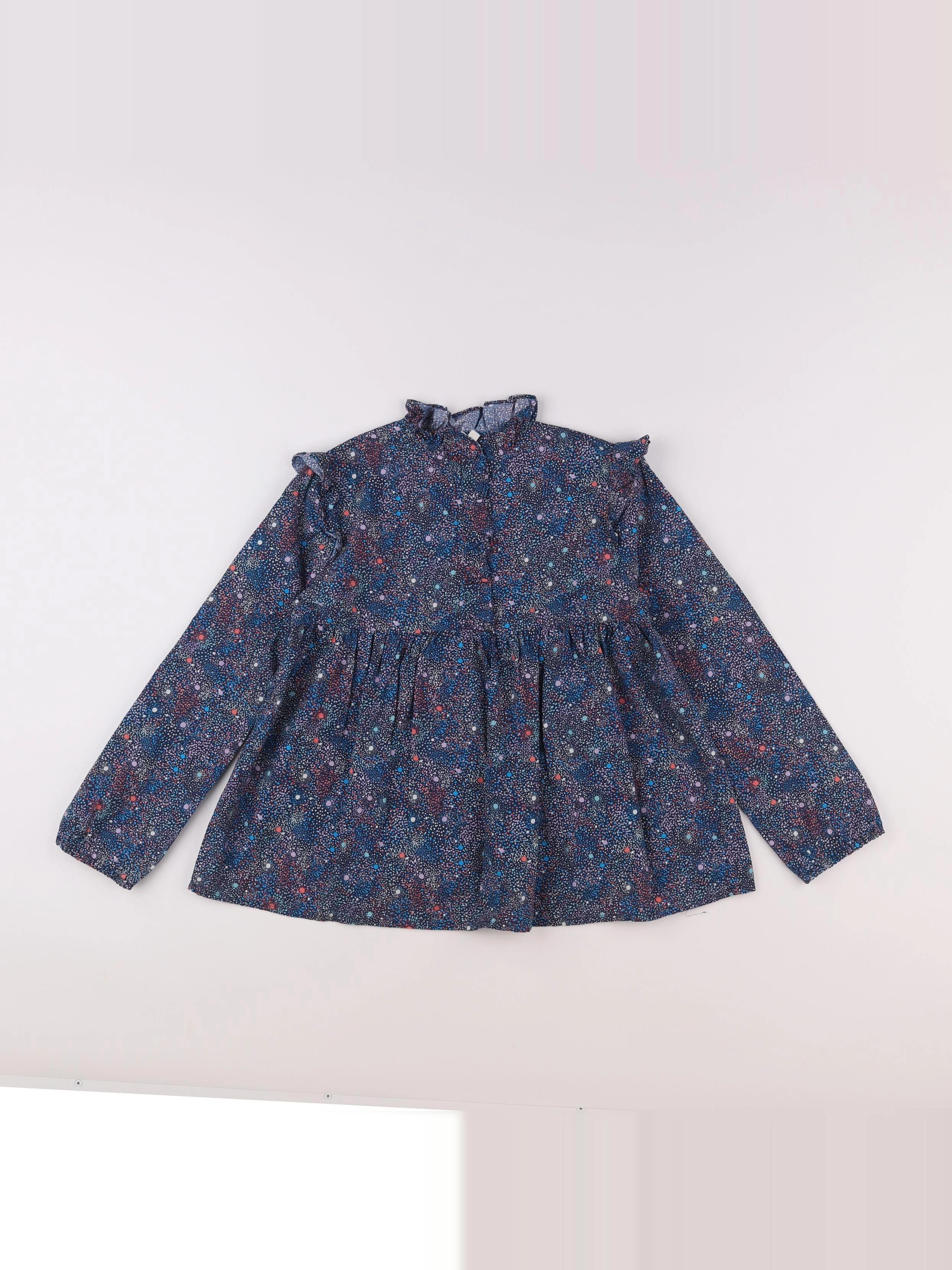Bonton - blouse bleu - 10 ans