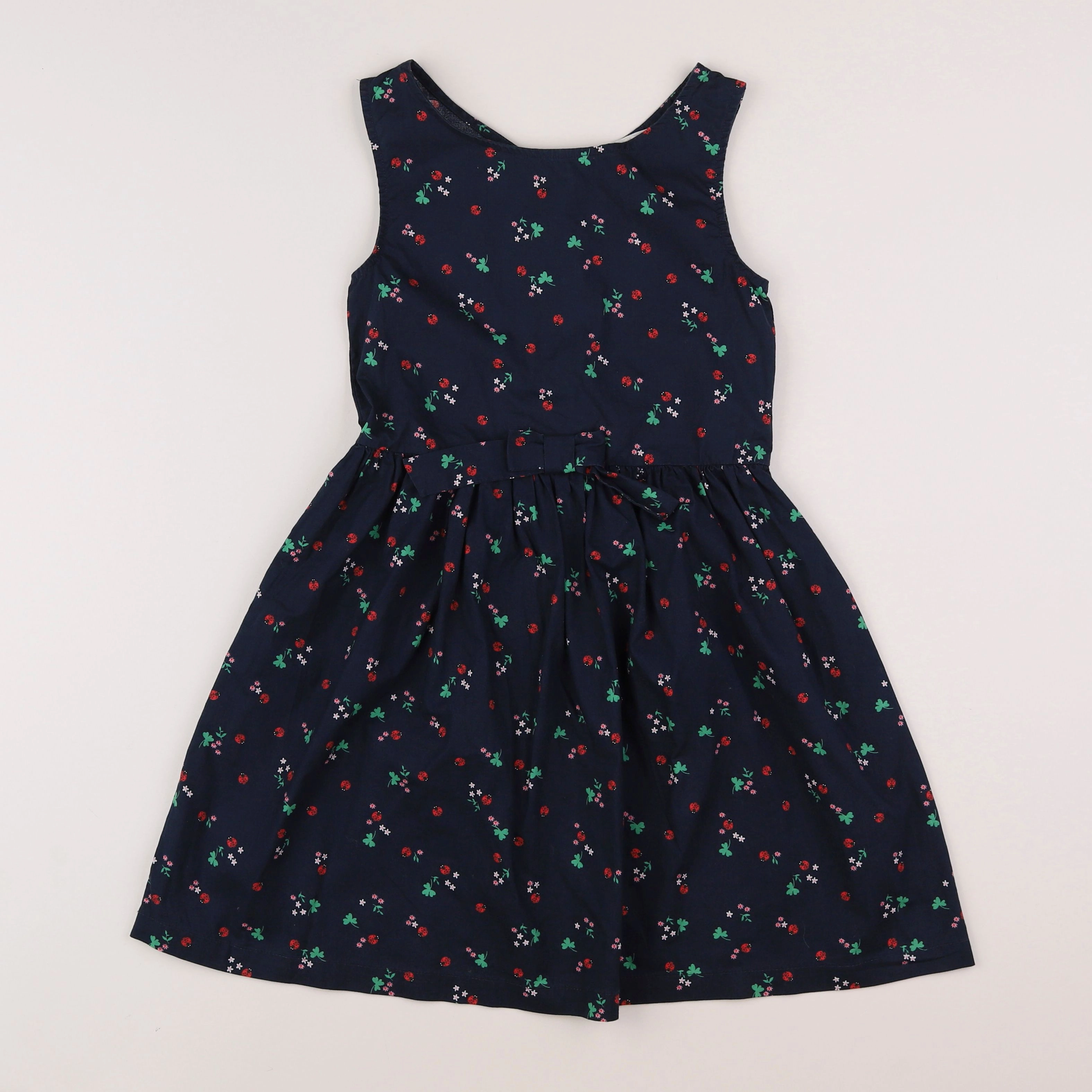 H&M - robe bleu - 8/9 ans