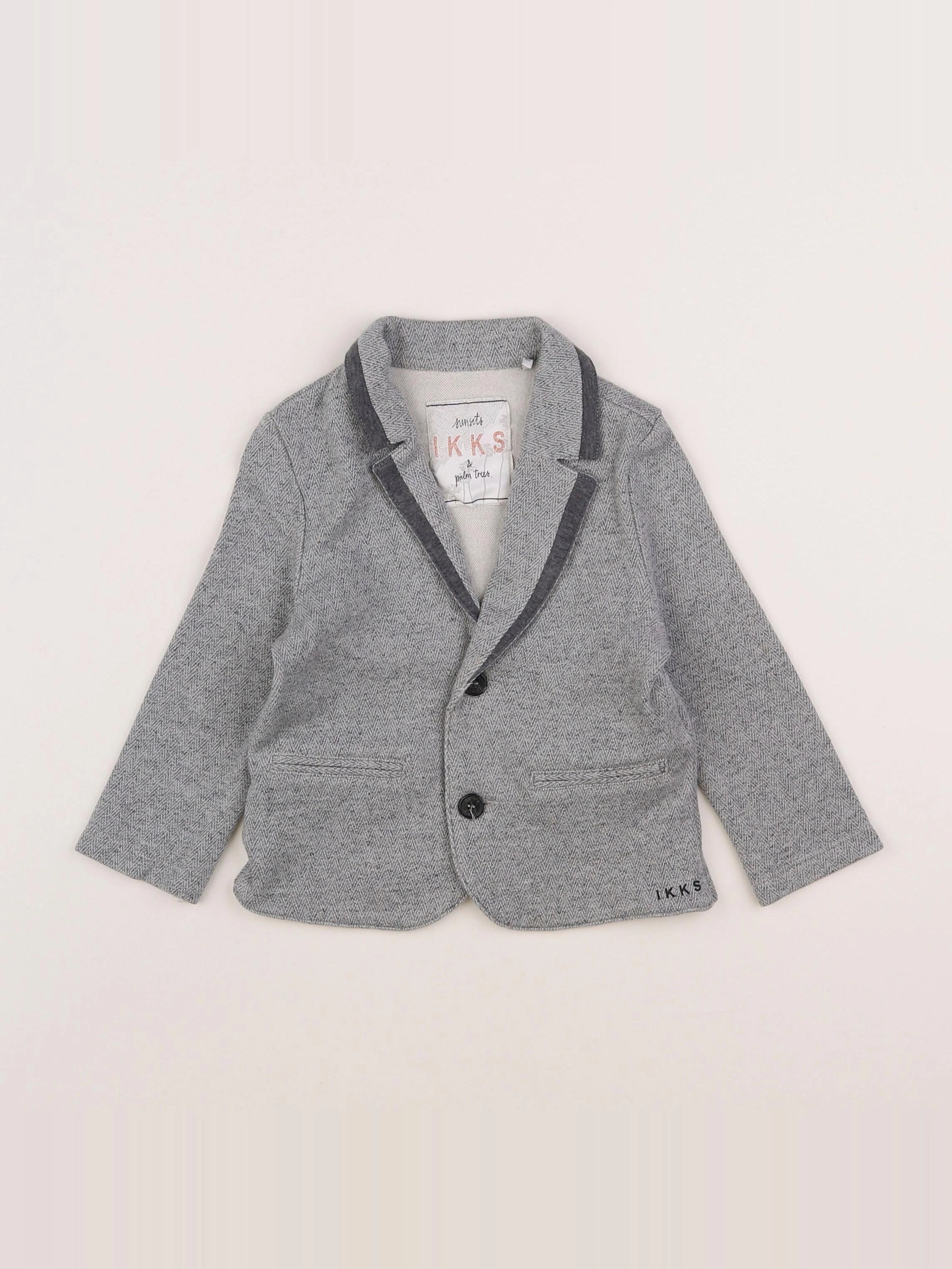 IKKS - veste gris - 2 ans