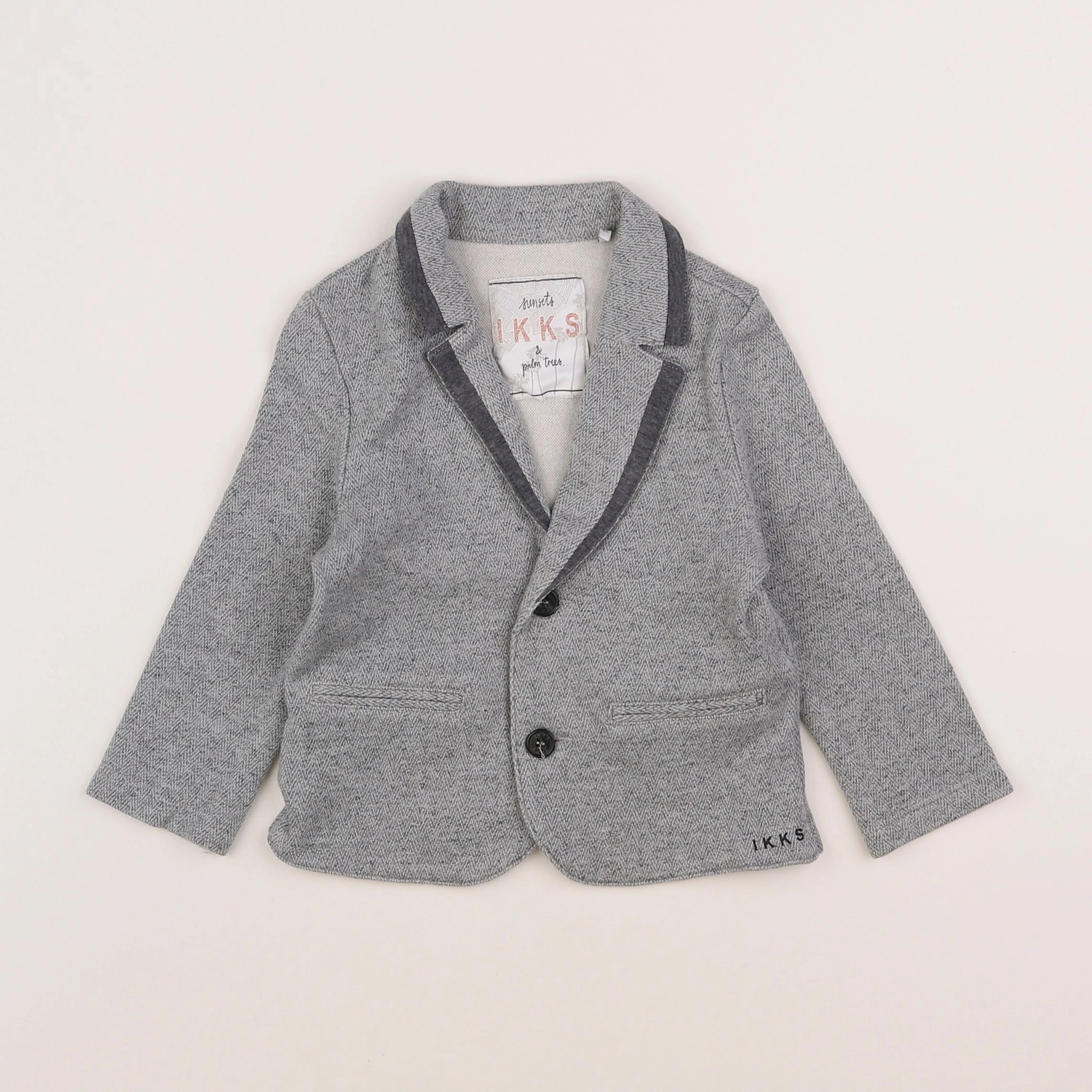 IKKS - veste gris - 2 ans