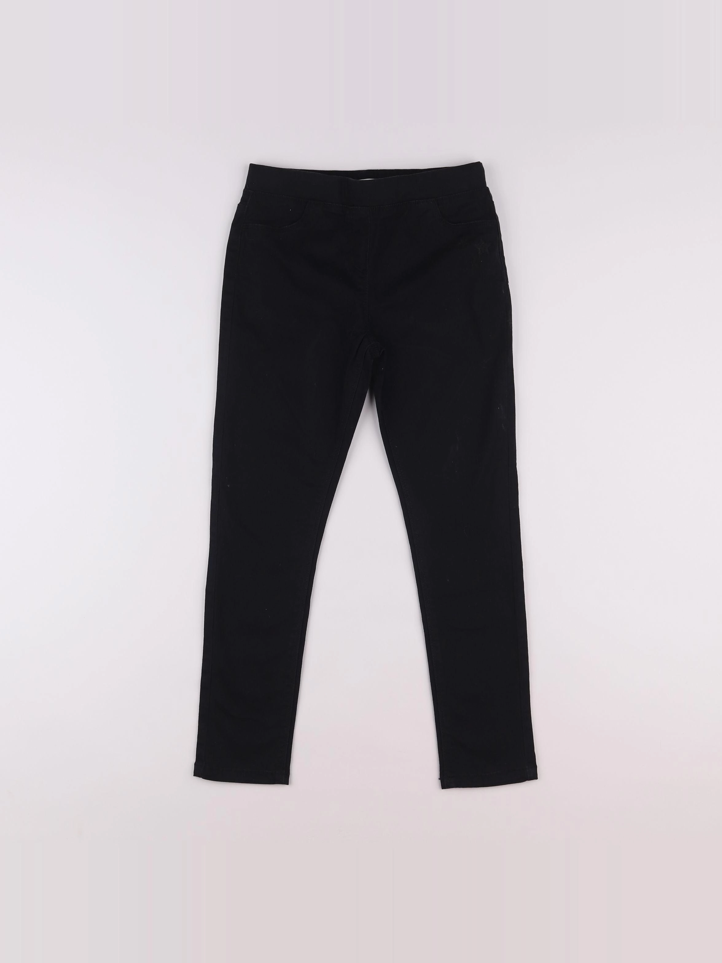 Vertbaudet - jegging noir - 10 ans