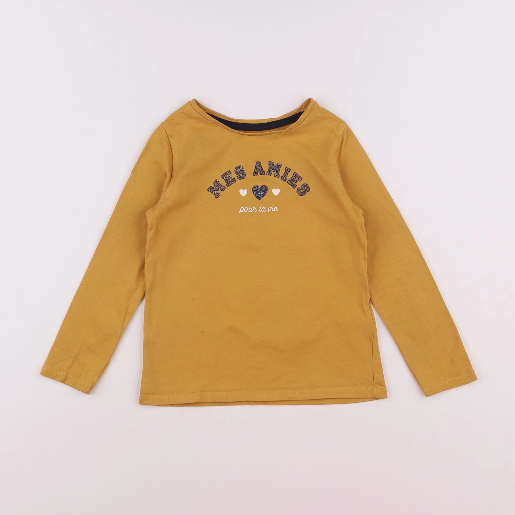 Vertbaudet - tee-shirt jaune - 4 ans