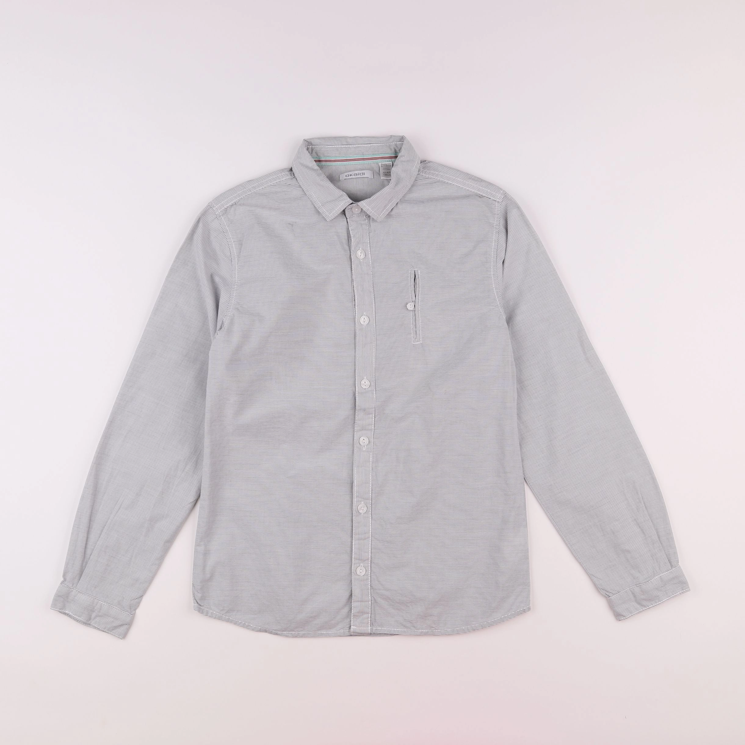 Okaidi - chemise gris - 12 ans