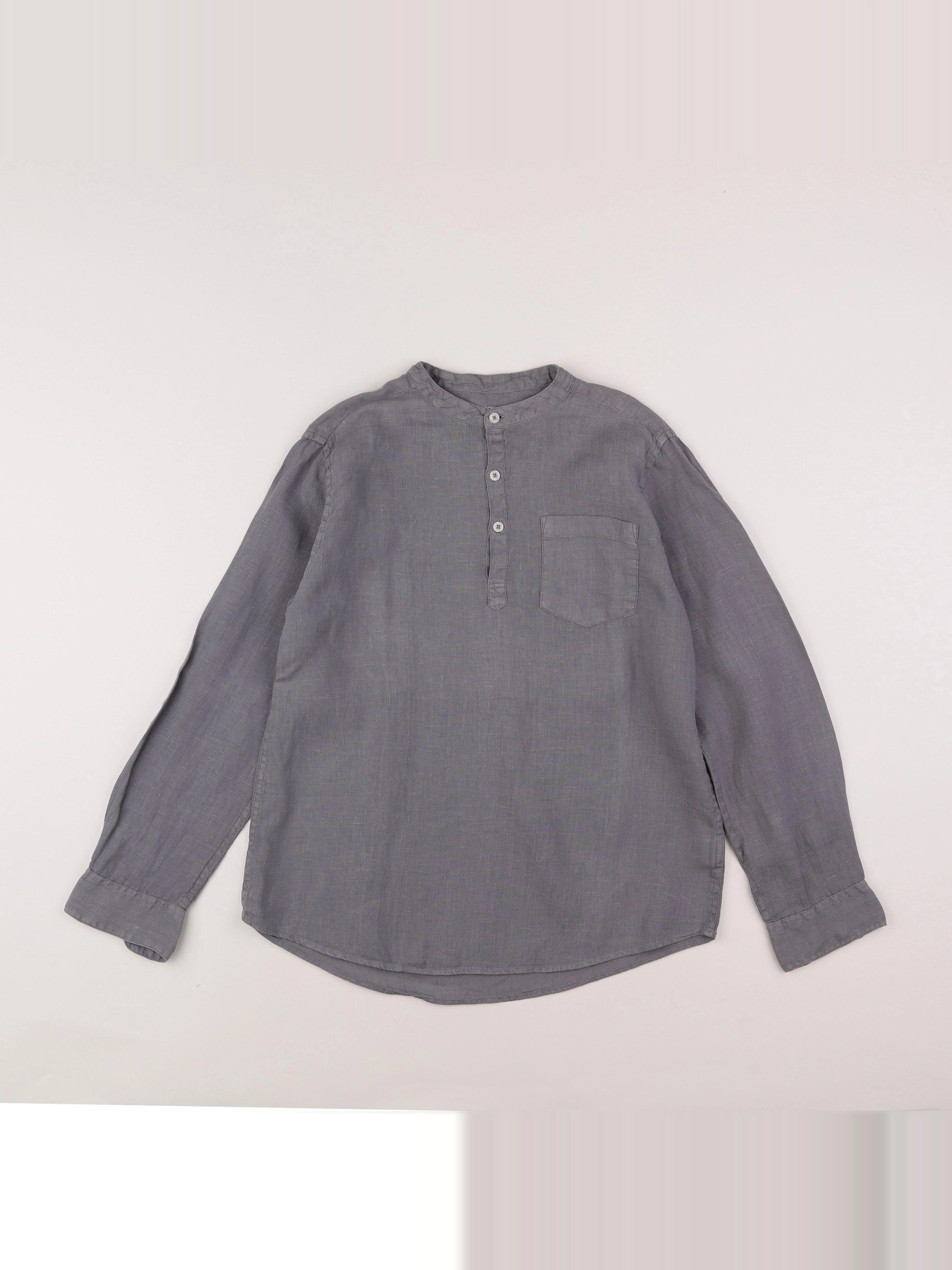 Monoprix - chemise gris - 12 ans