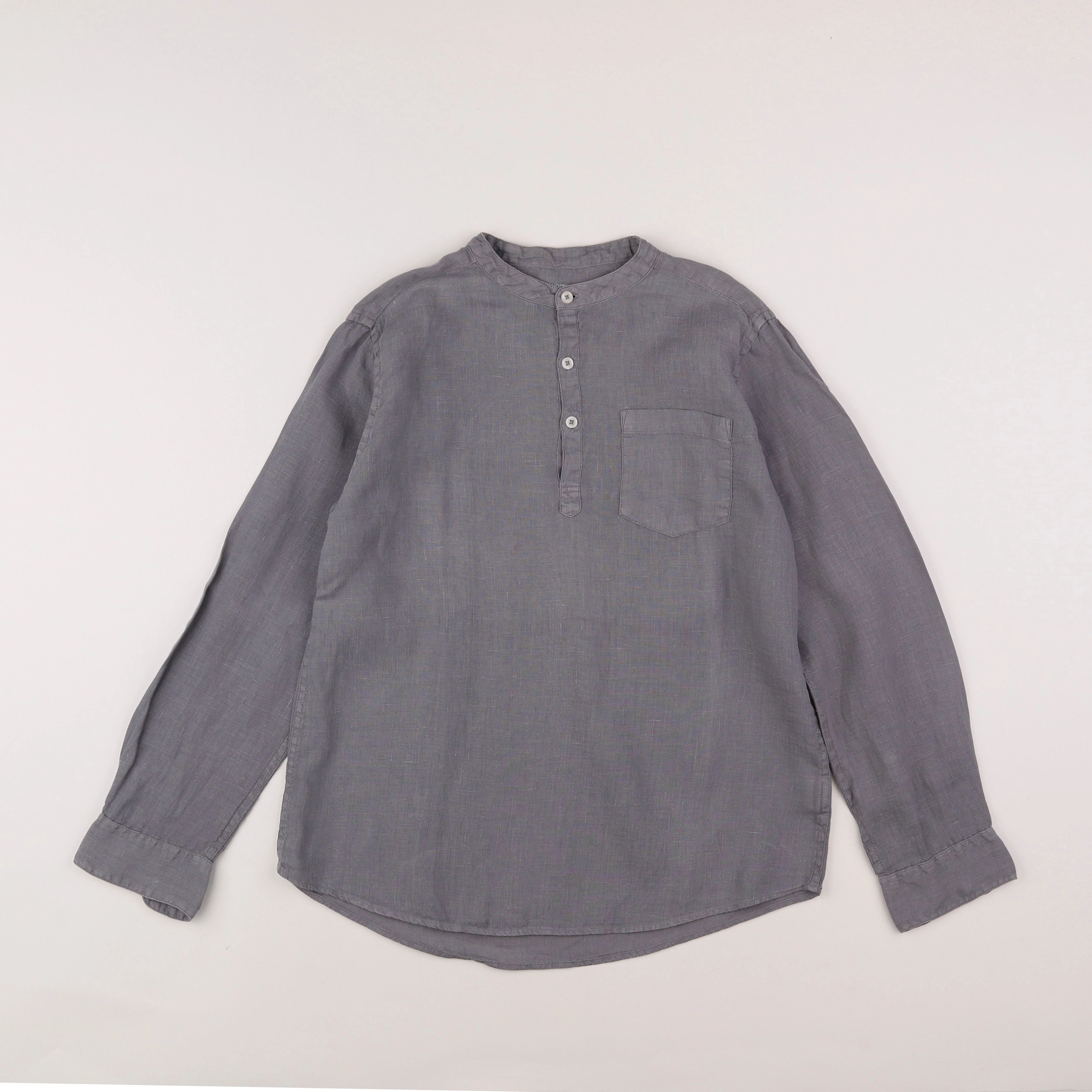 Monoprix - chemise gris - 12 ans