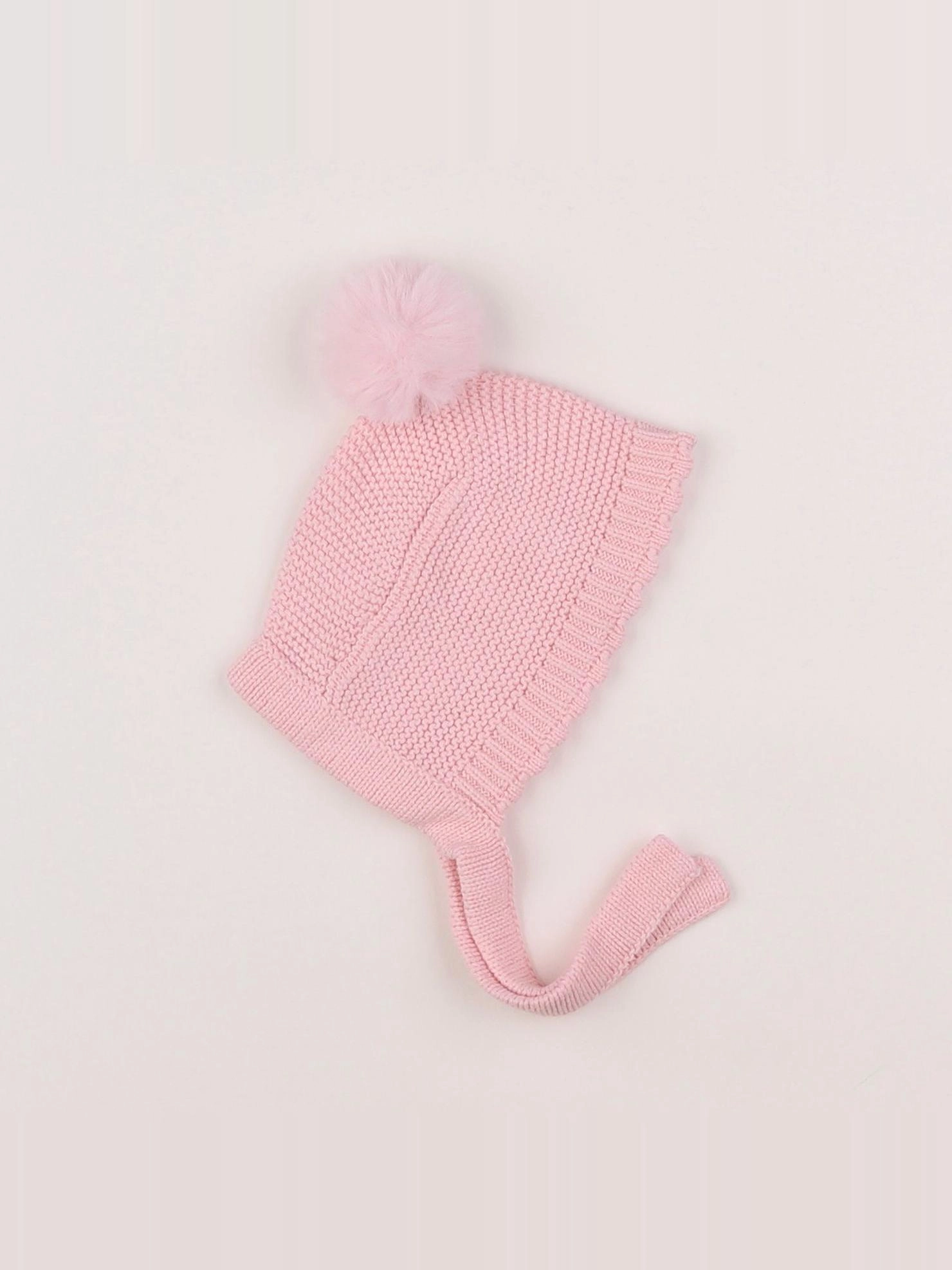 Vertbaudet - bonnet rose - 3/6 mois