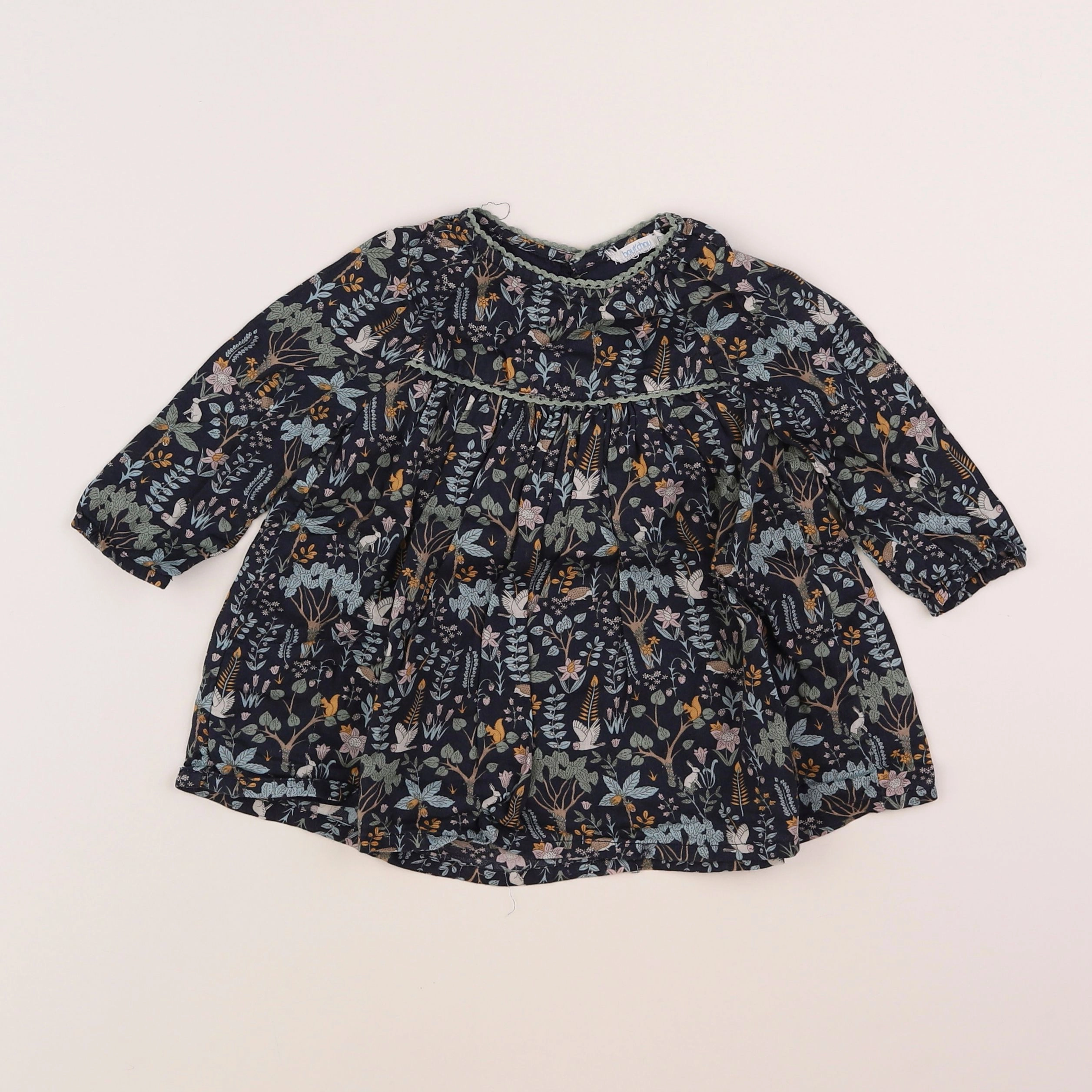 Boutchou - robe bleu - 9 mois