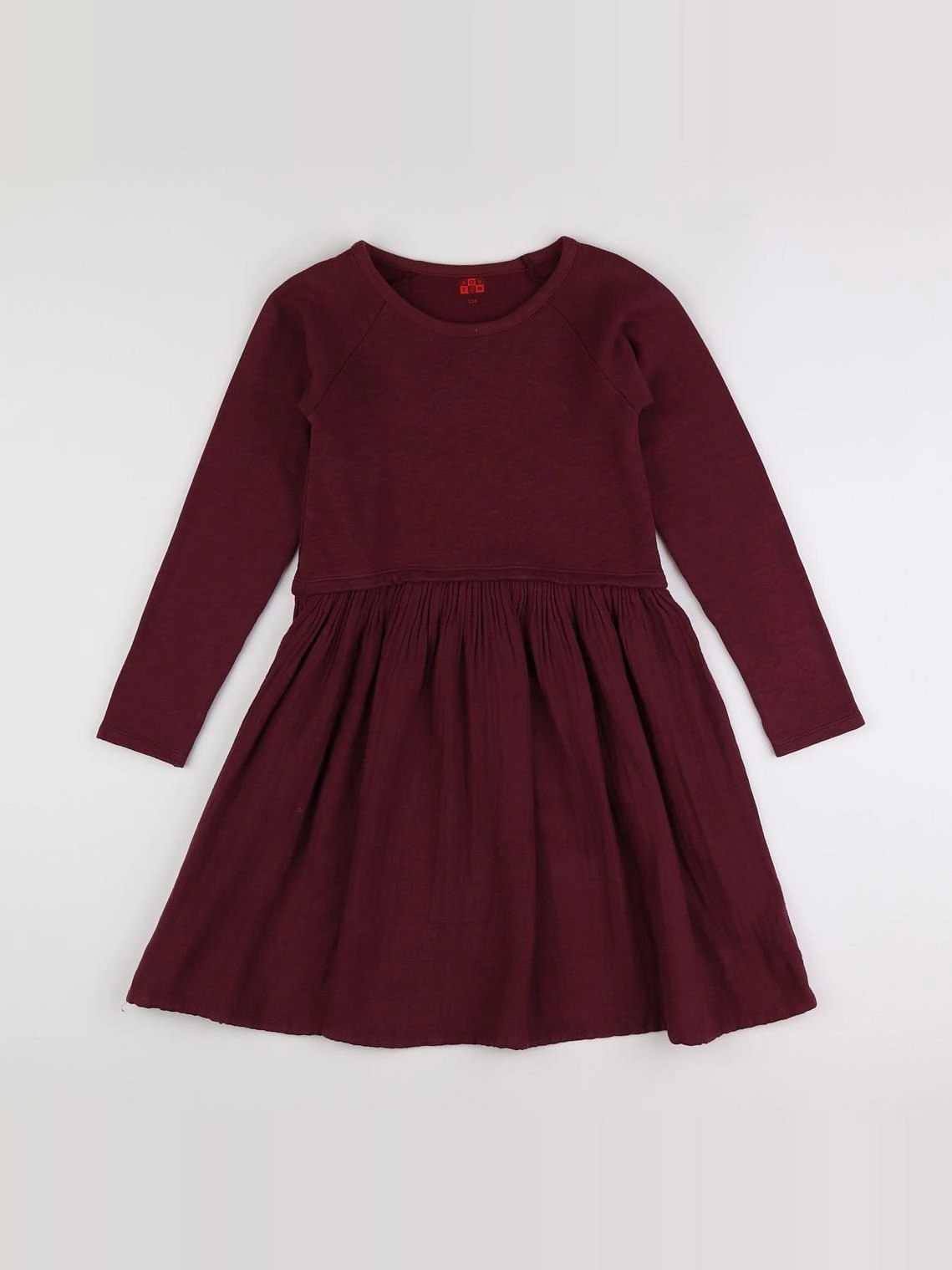 Bonton - robe rouge - 12 ans