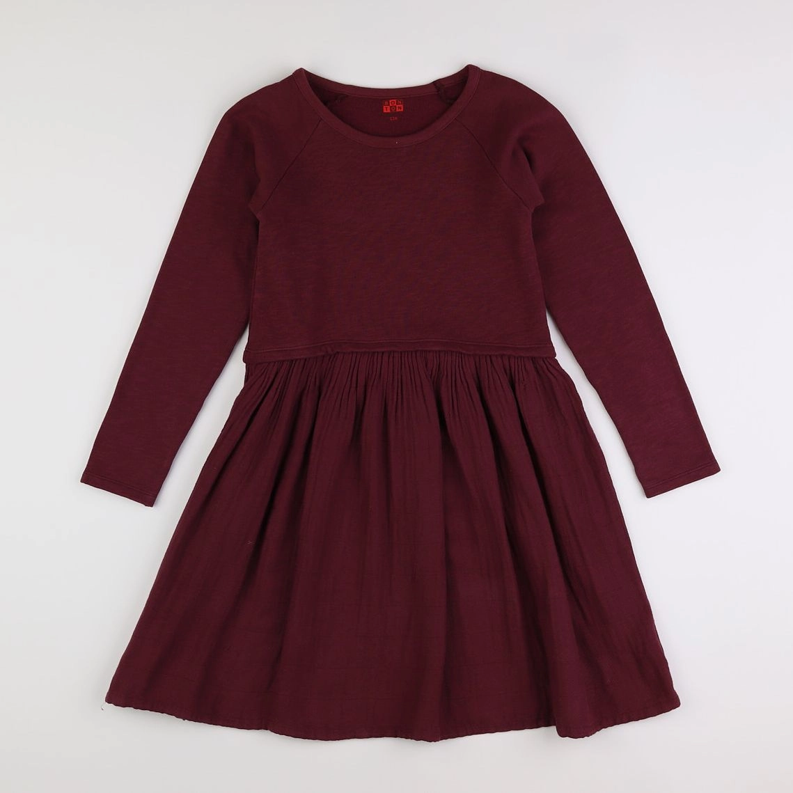 Bonton - robe rouge - 12 ans